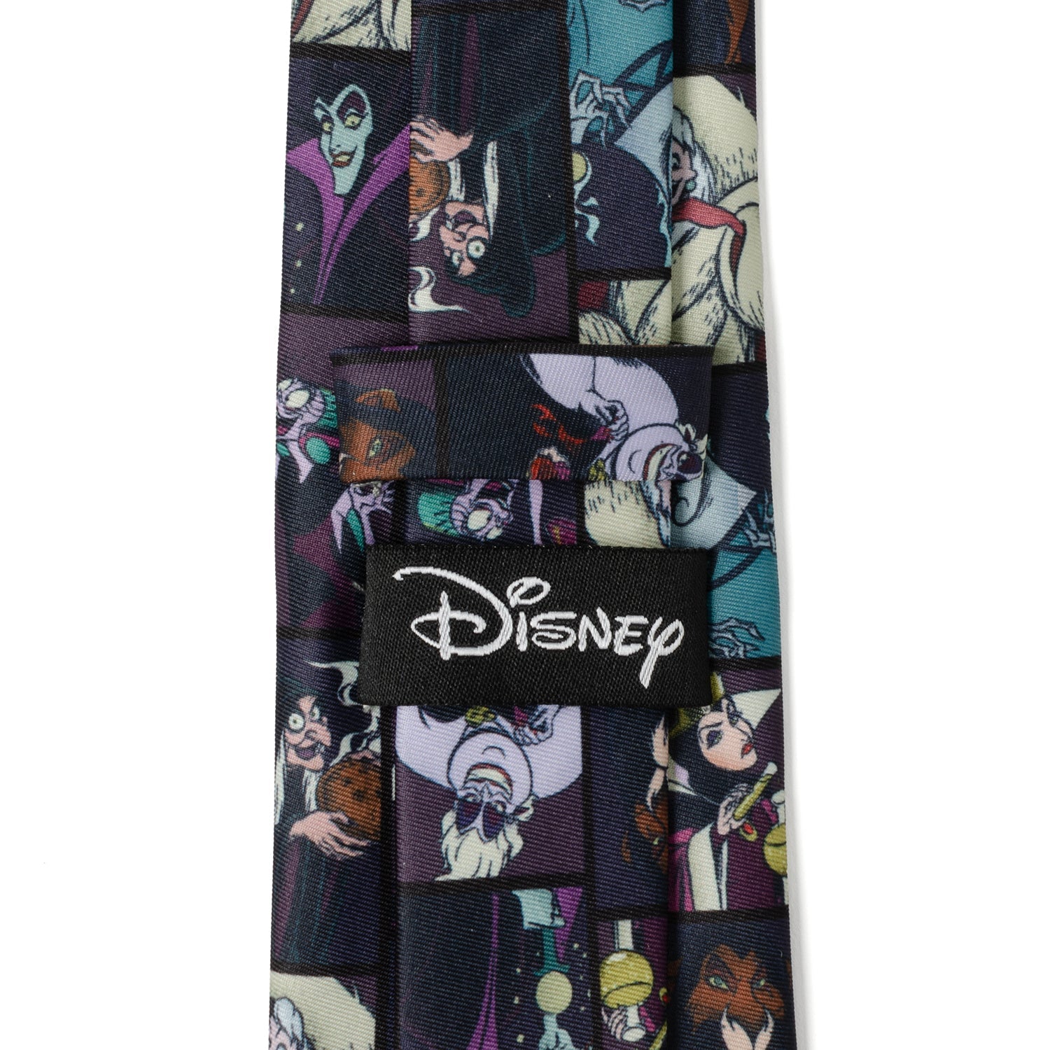 Disney Villains Dark Pattern Men's Tie