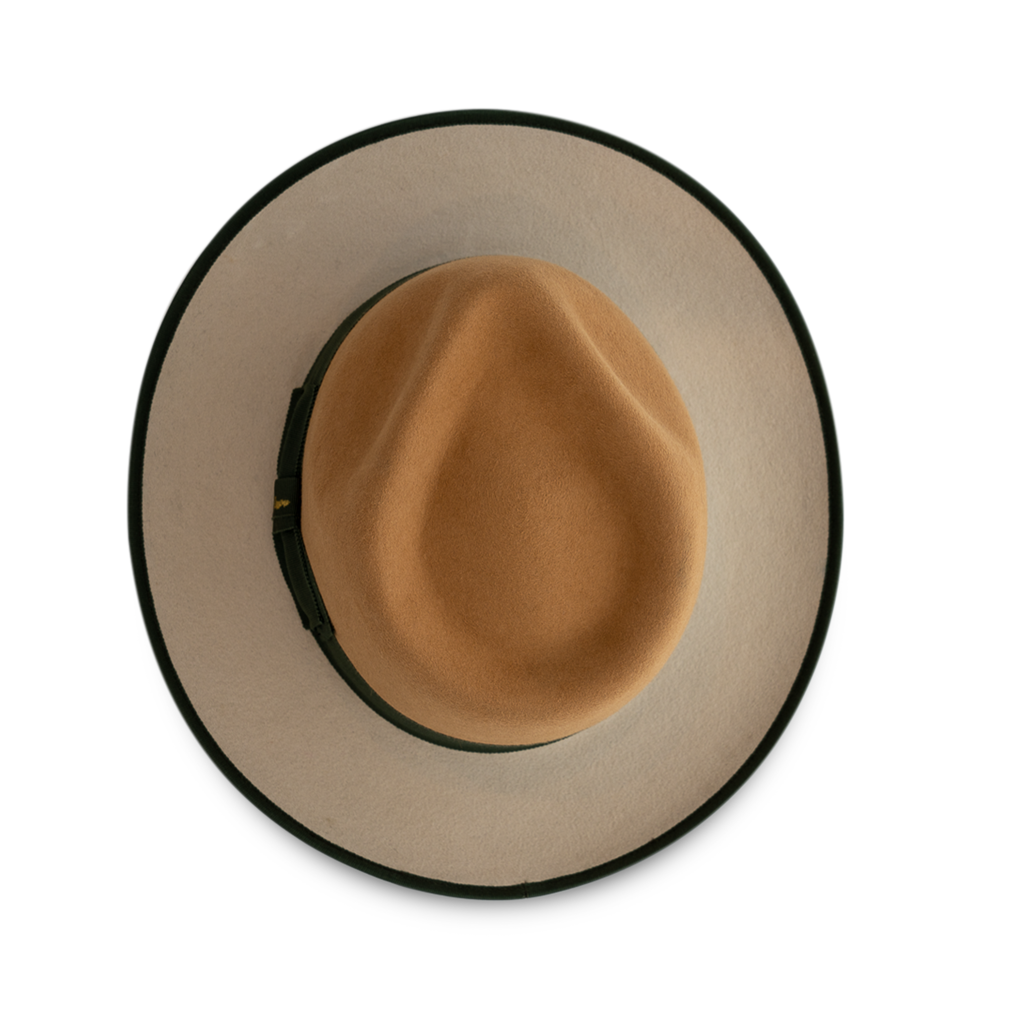 Fox Fedora - Two tone - Camel/Silverbelly
