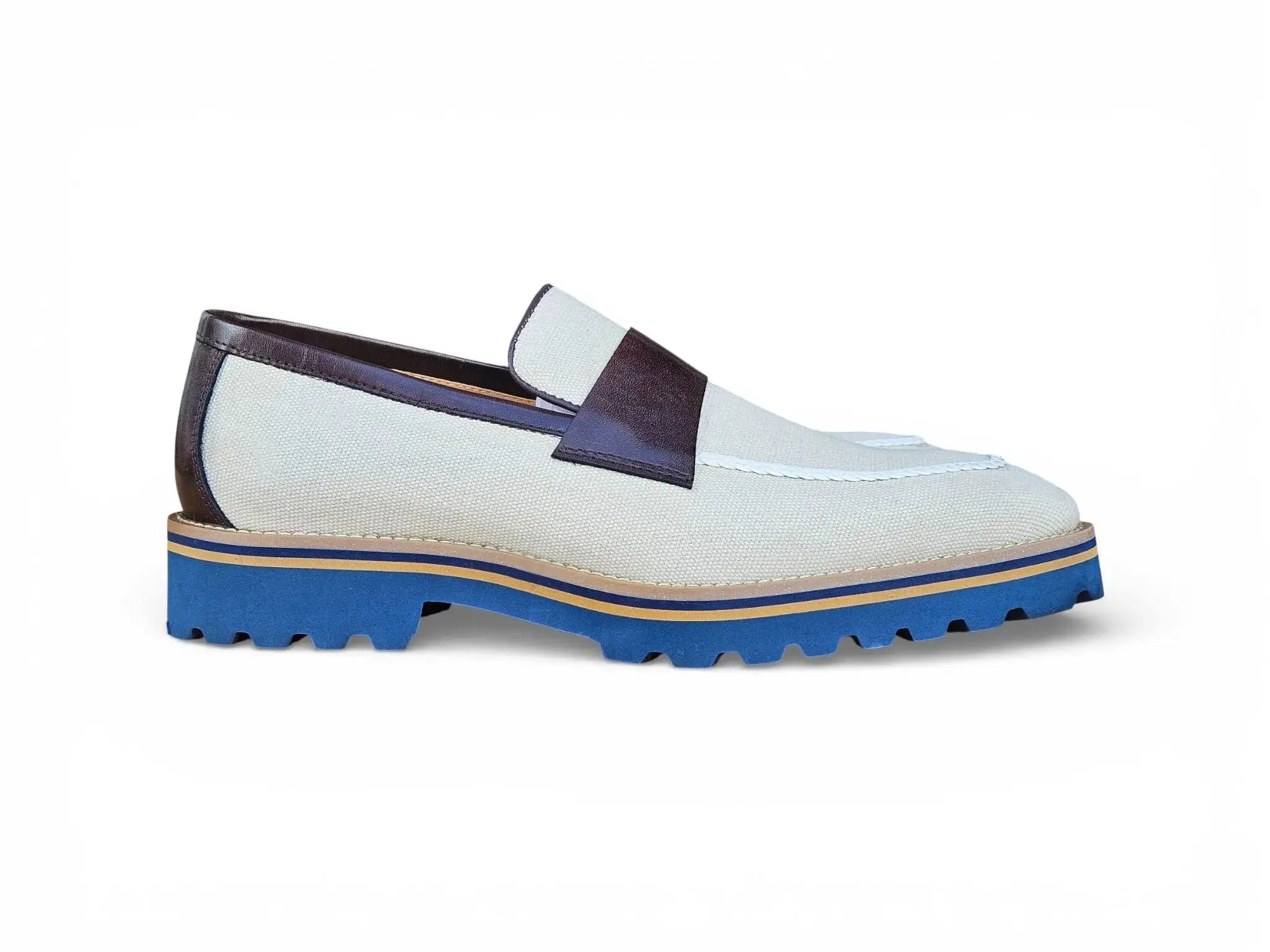Denim Loafer in Lug Sole