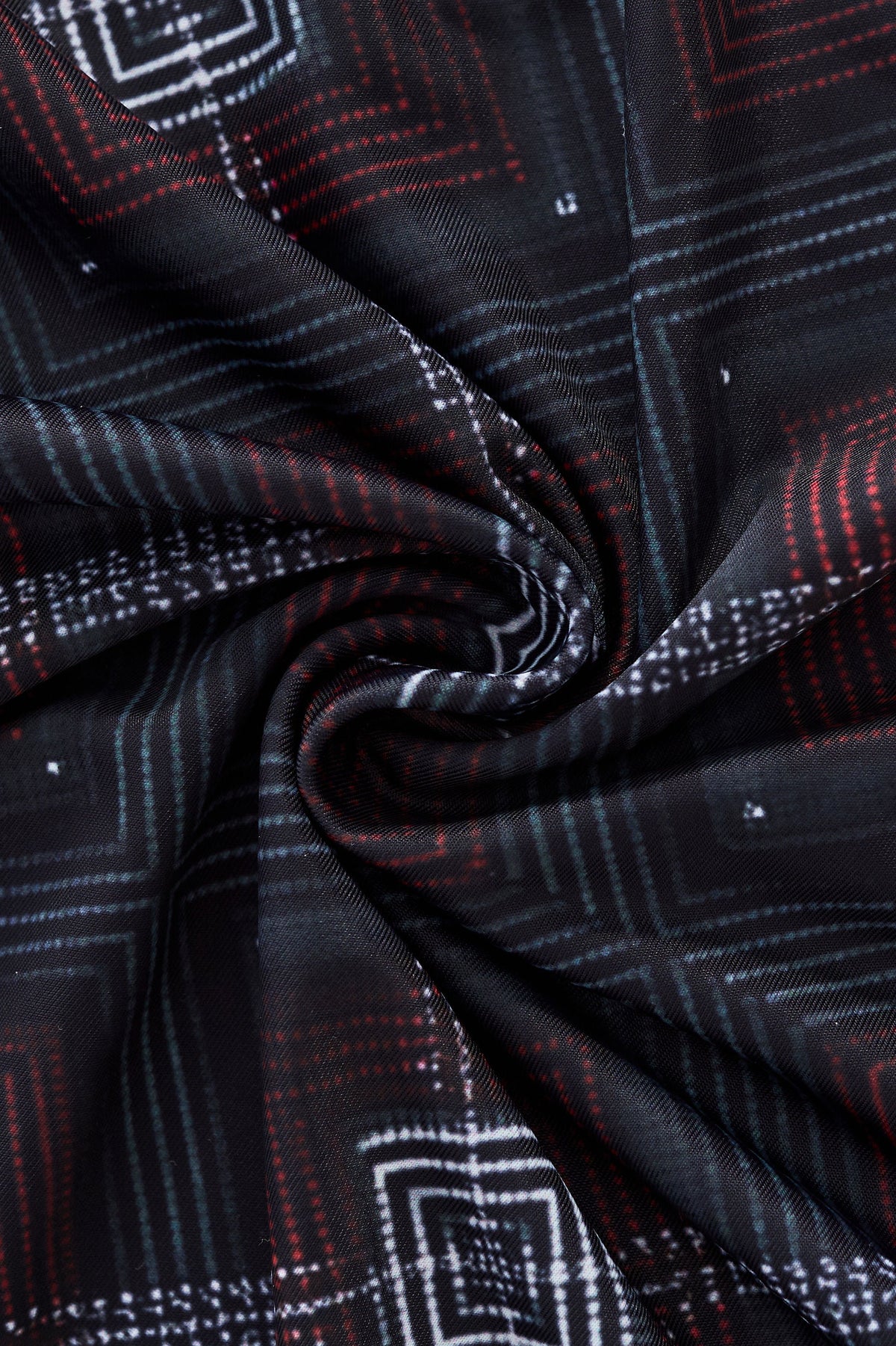 Geometric Seamless Shirt – El Baron BLACK