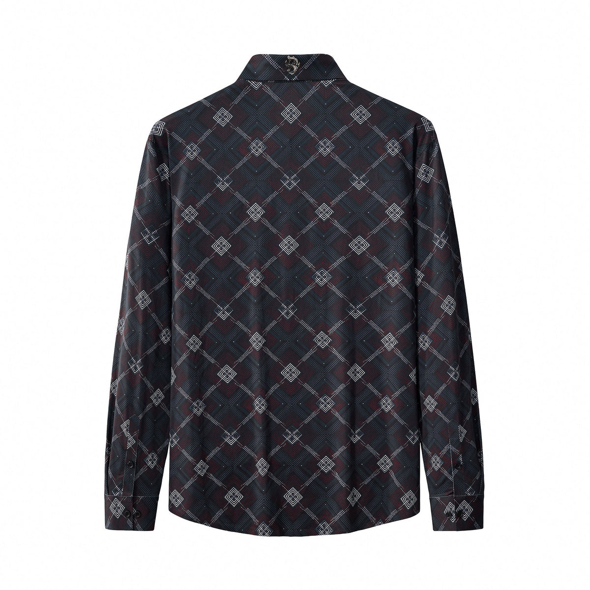Geometric Seamless Shirt – El Baron BLACK