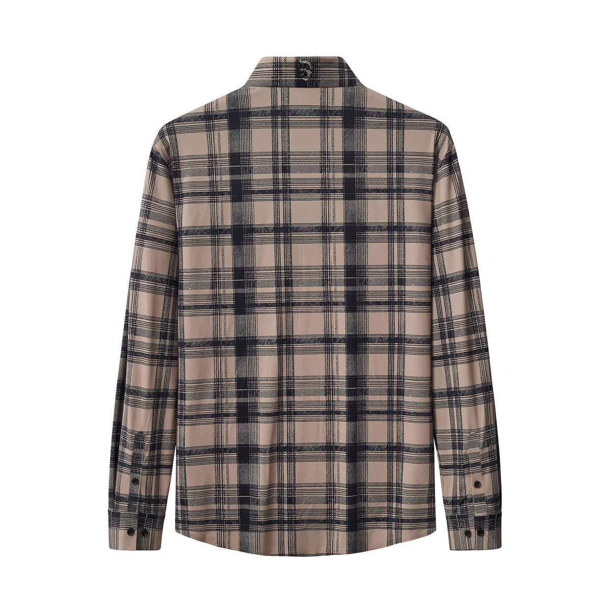 Seamless Plaid Stretch Shirt – El Baron KHAKI