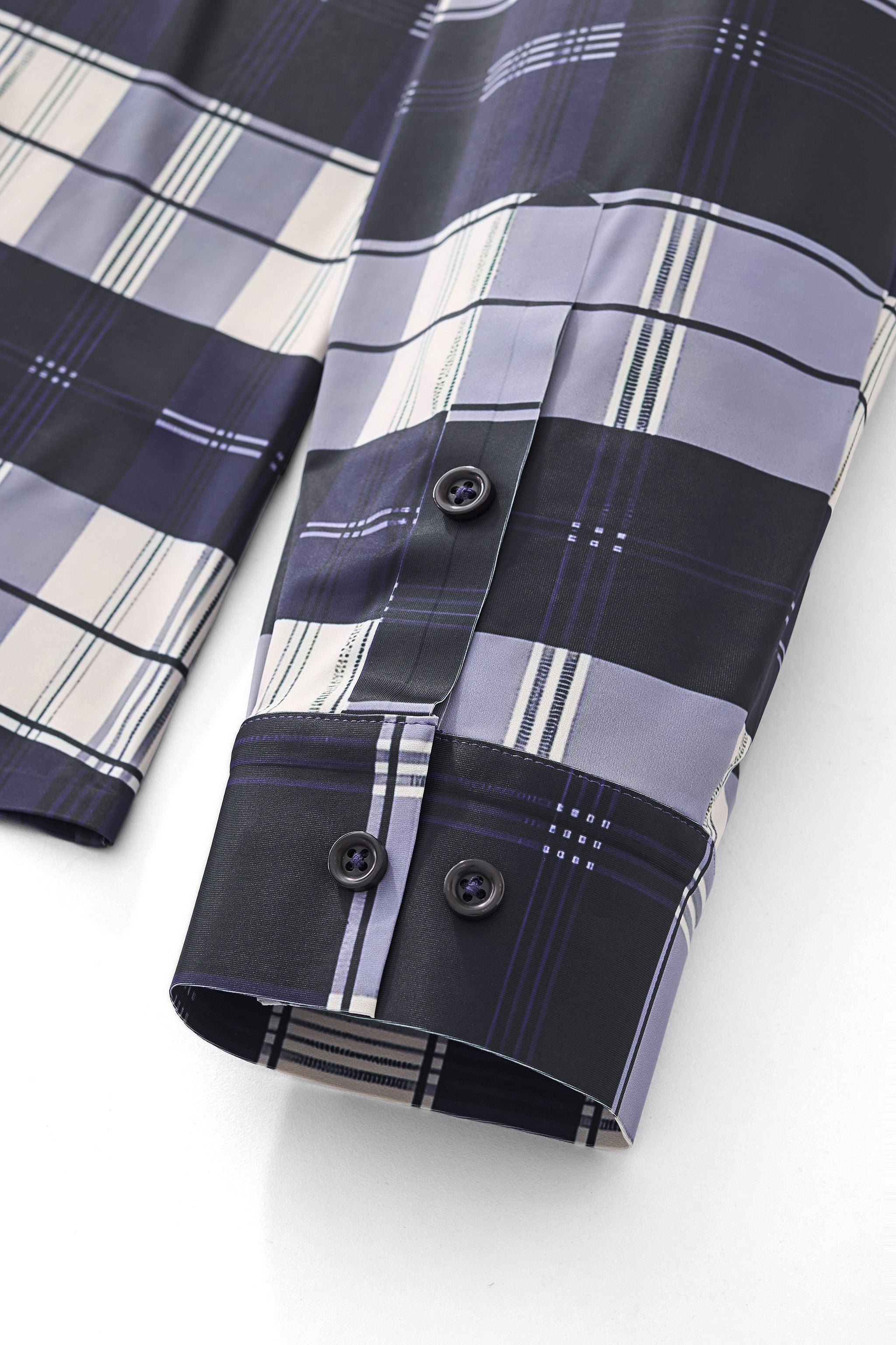 Seamless Classic Plaid Shirt – El Baron NAVY