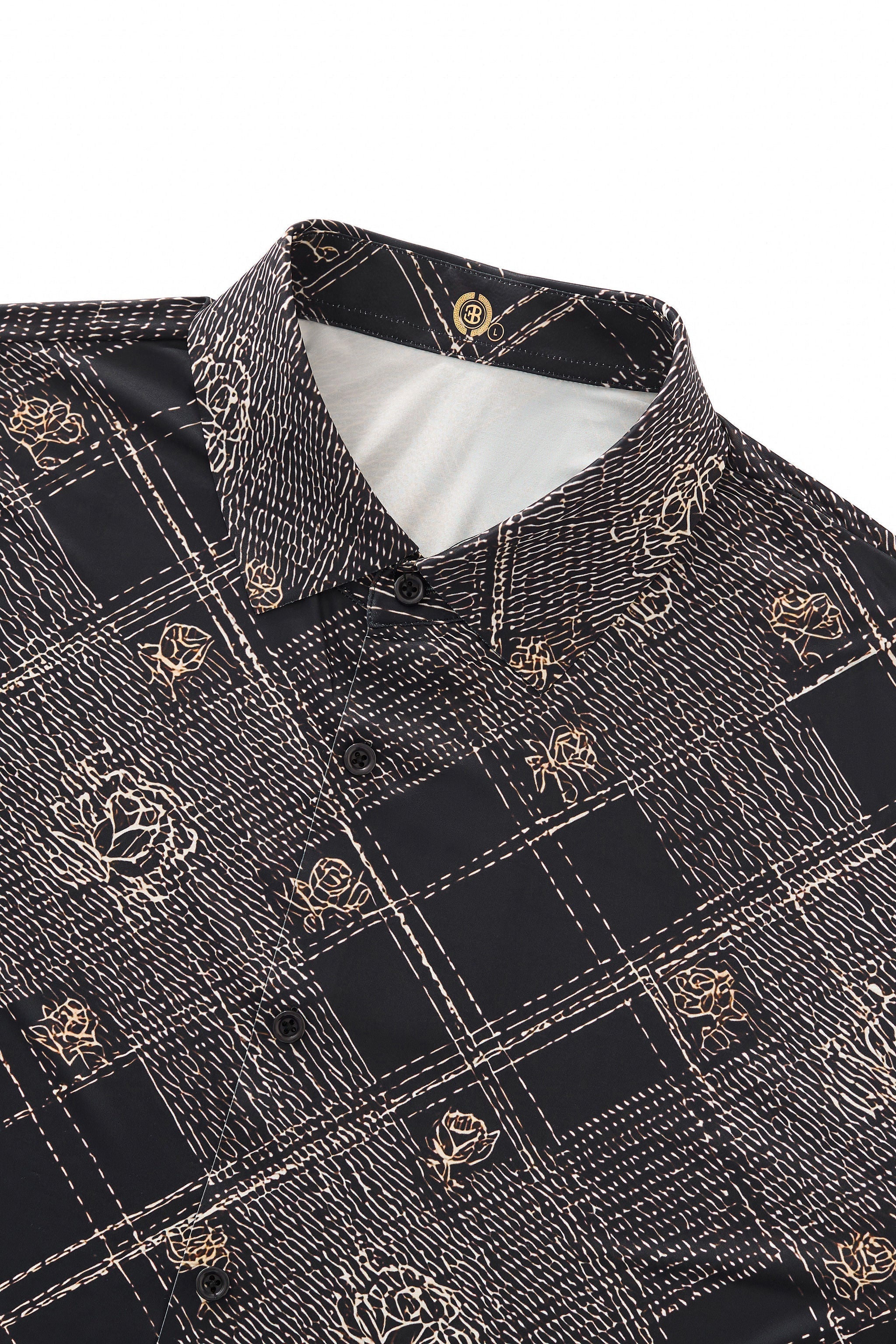 Seamless Rose Plaid Shirt – El Baron ESSPRESSO