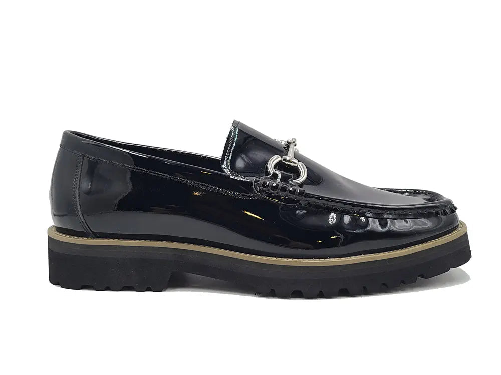 Horse Bit Loafer in Lug Sole