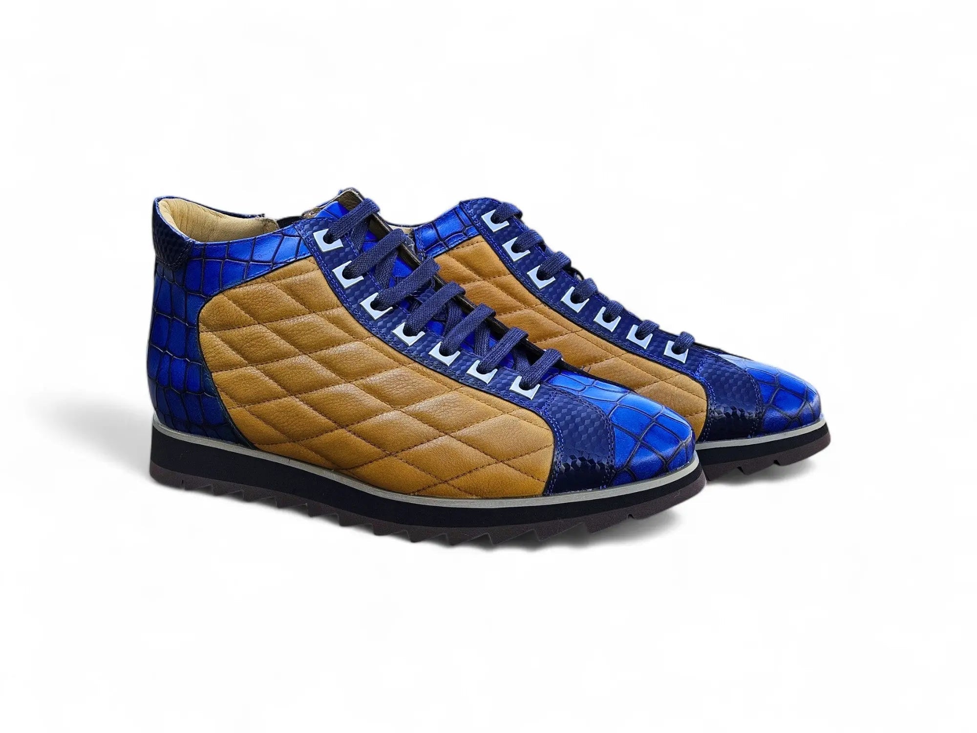 Embossed Alligator High Top