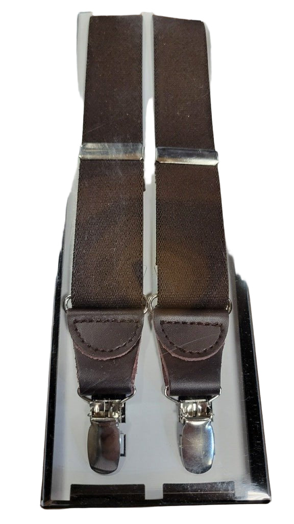 Five Stars 881DC Clip Suspenders Brown