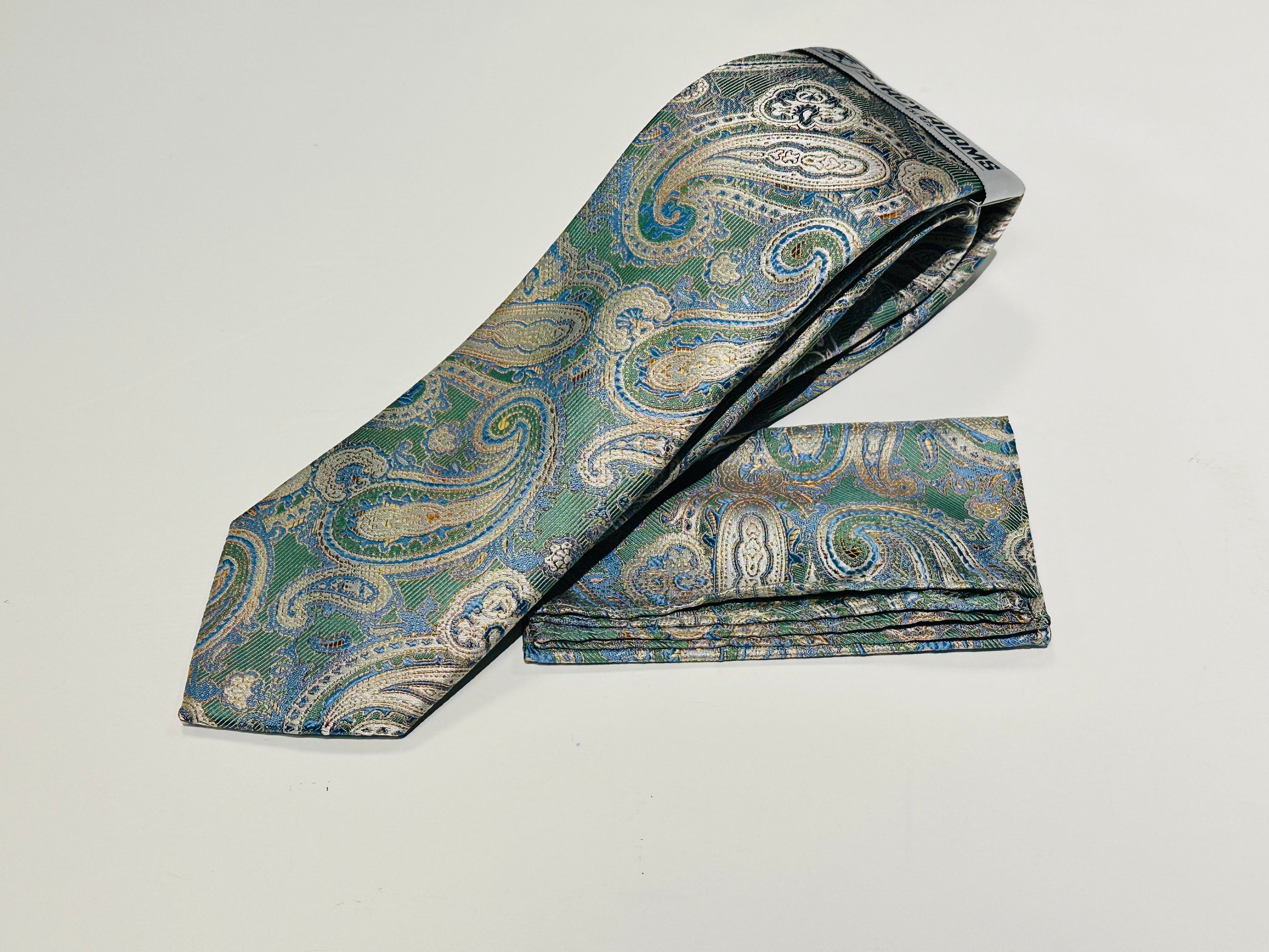 Stacy Adams SA9600#12 Printed Tie & Hanky