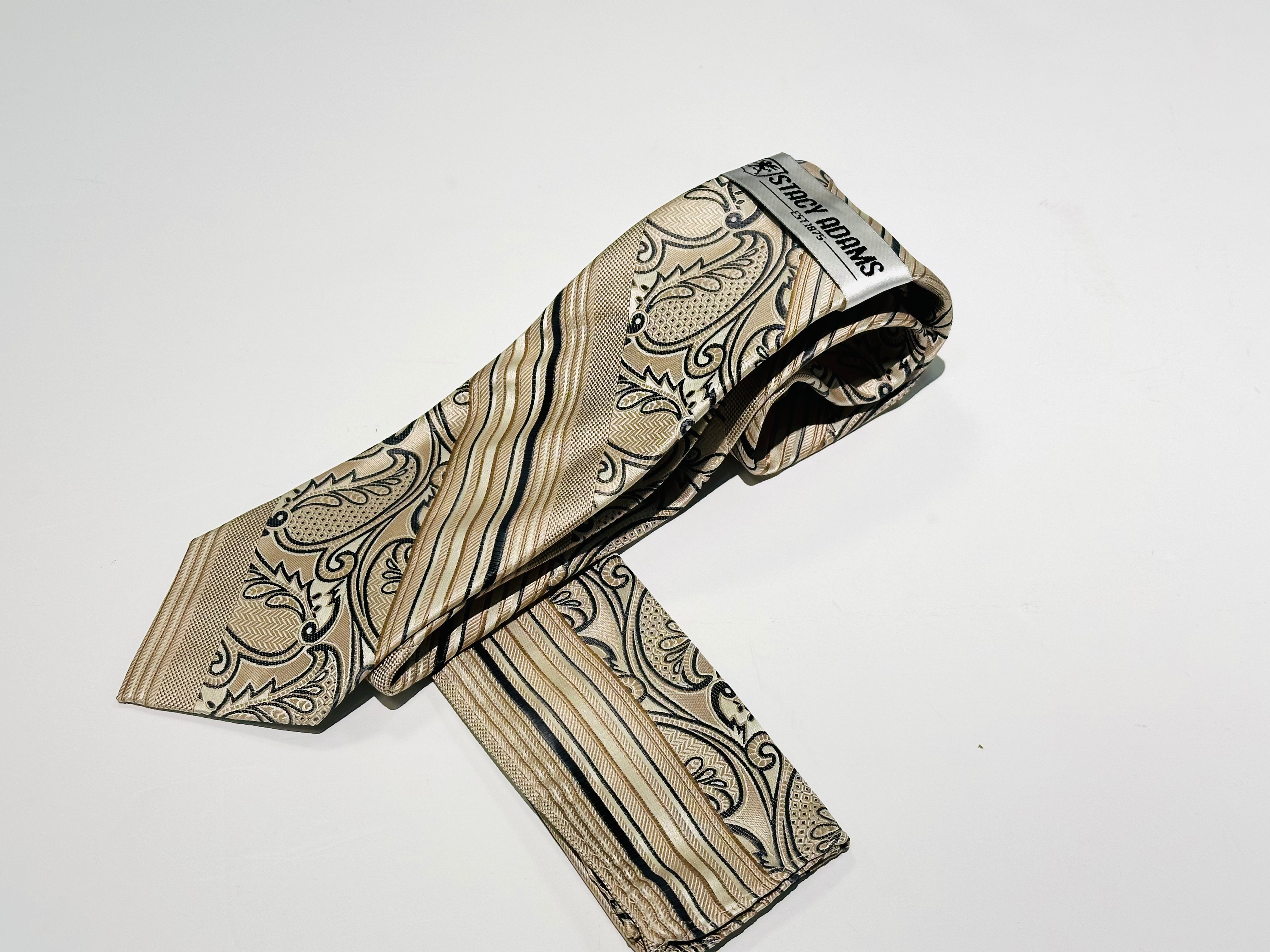 Stacy Adams SA9400-10-24#19 Printed Tie & Hanky