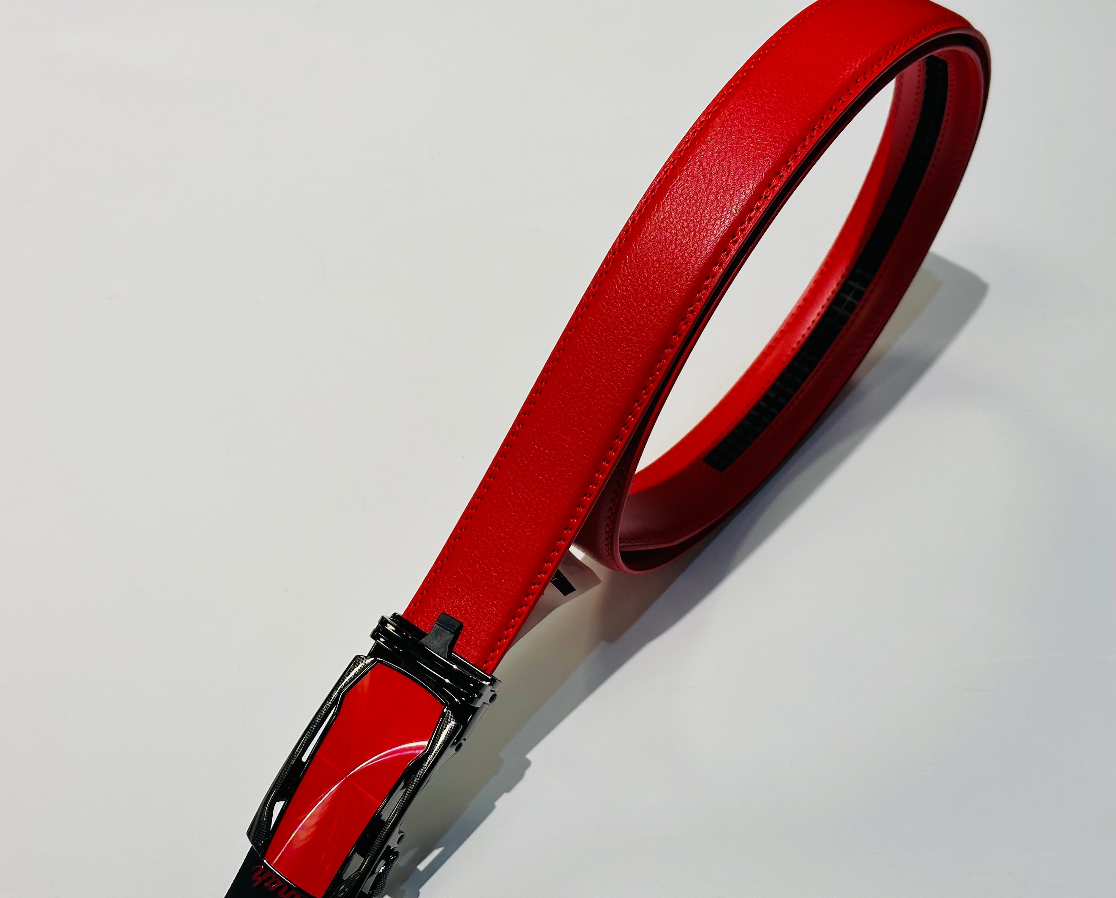 Reuonah Leather Belt RT044 Red