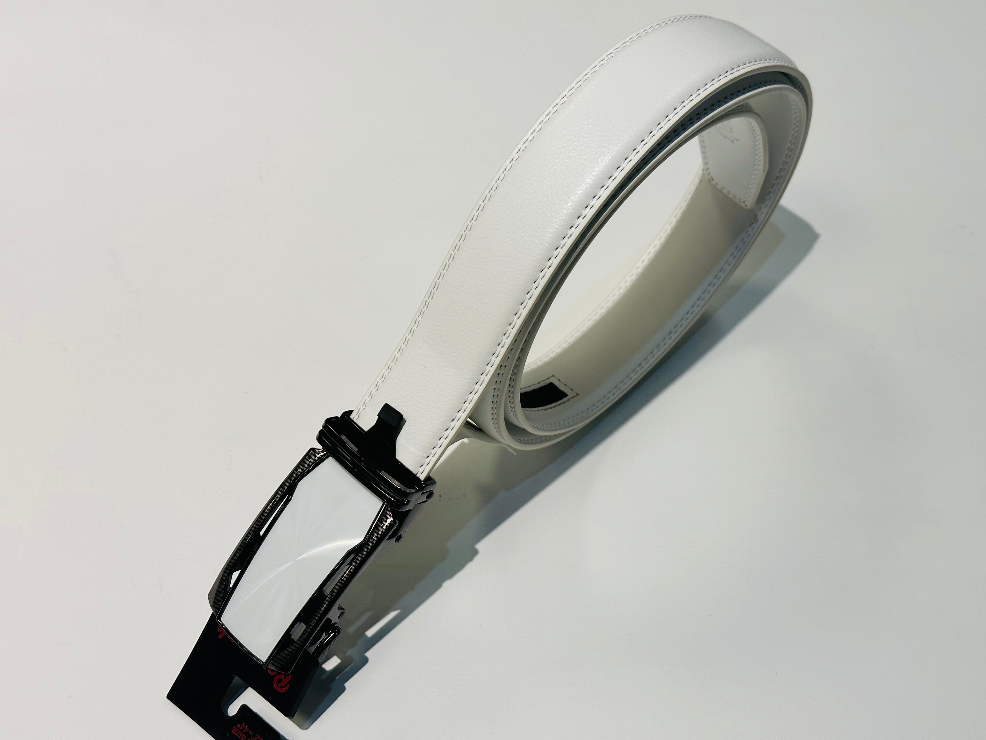 Reuonah Leather Belt RT043 White