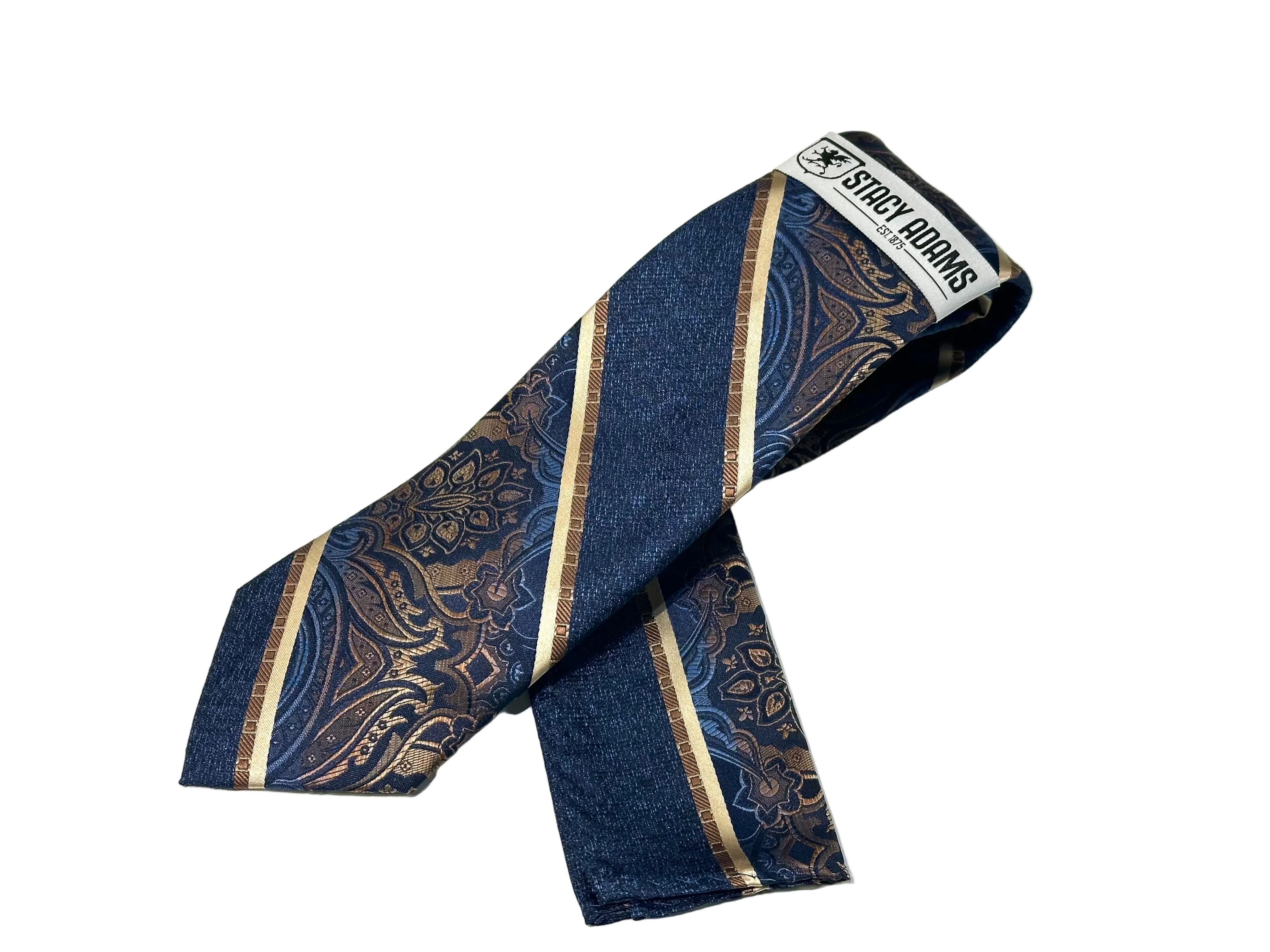 Stacy Adams SA9800#8 Printed Tie & Hanky