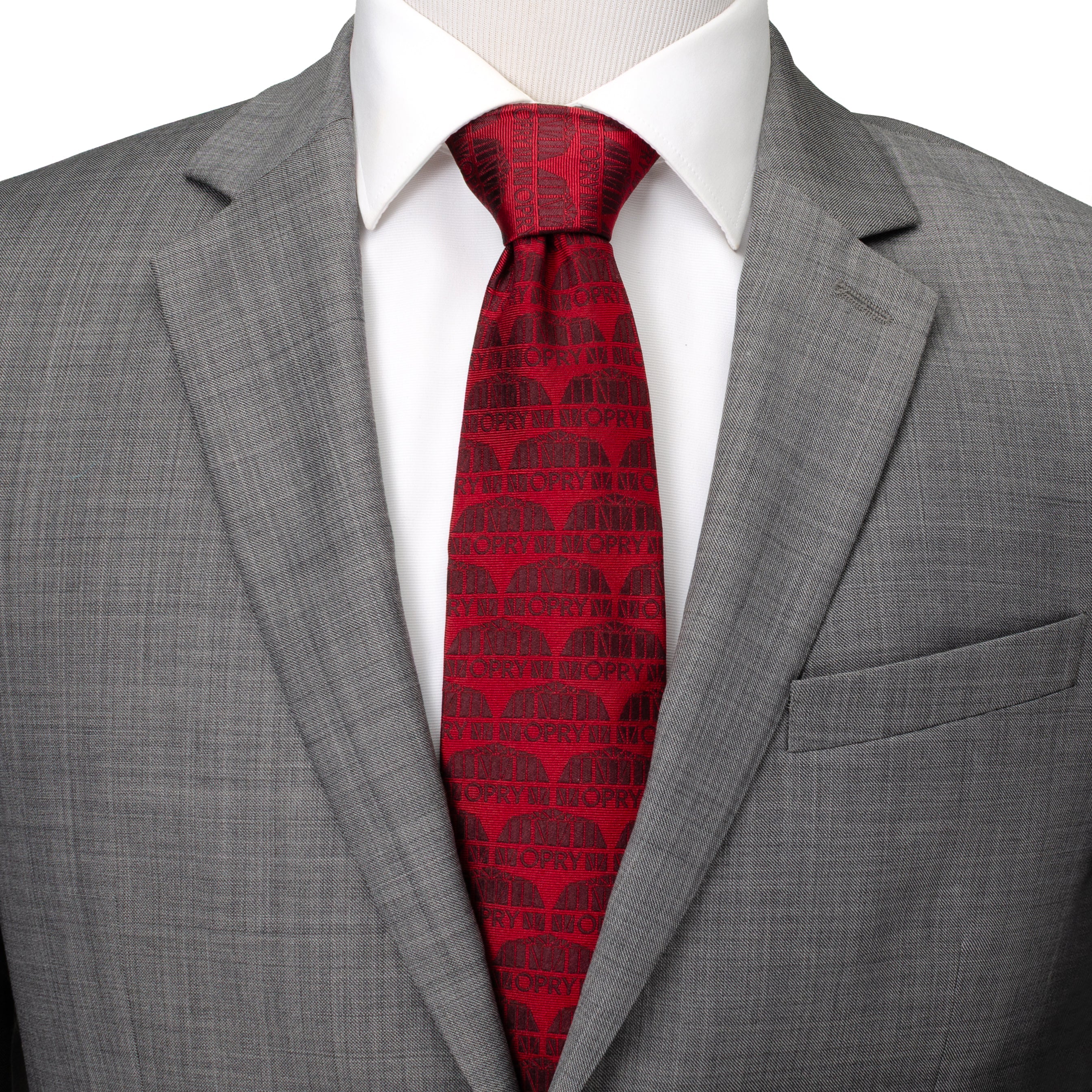 Grand Ole Opry Auditorium Red Men's Tie