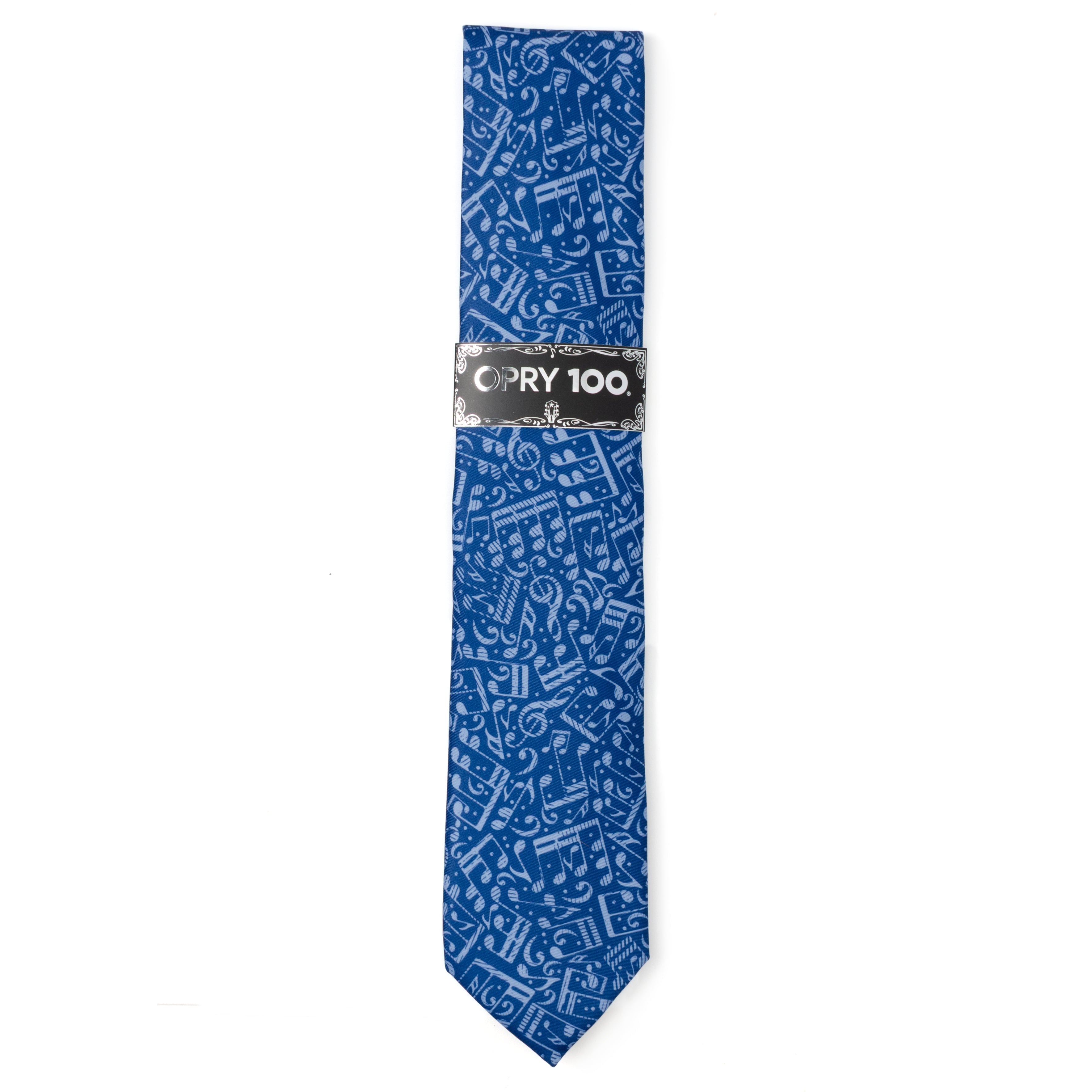 Grand Ole Opry Musical Blue Men's Tie