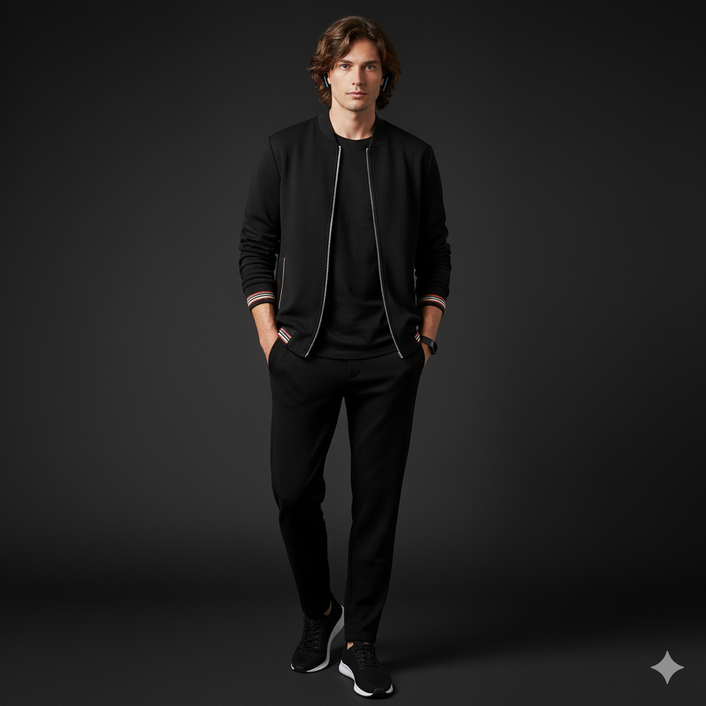 Stratus Trim Tracksuit BLACK