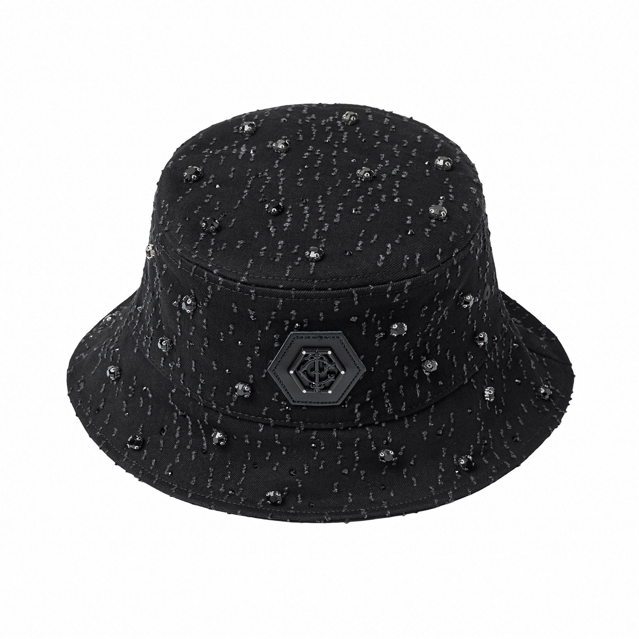 Sanctum Cross Denim hat - Century Penthouse BLACK/BLACK