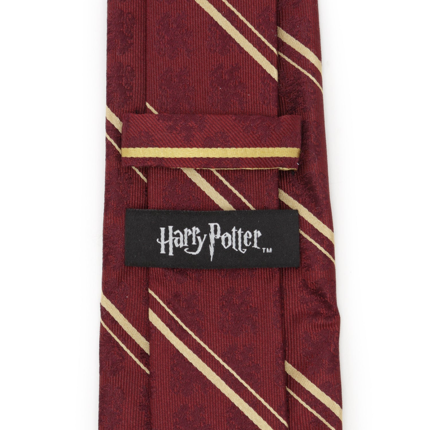 Harry Potter Gryffindor Maroon Stripe Silk Men's Tie