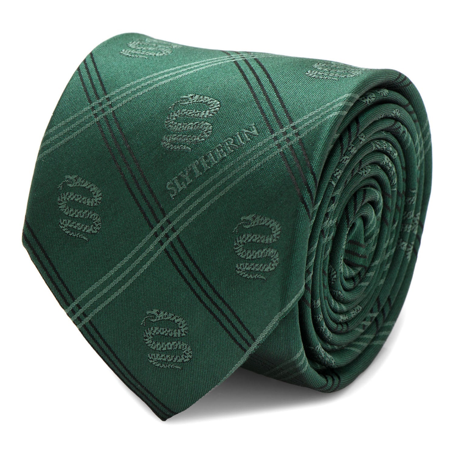 Harry Potter Slytherin Plaid Tie