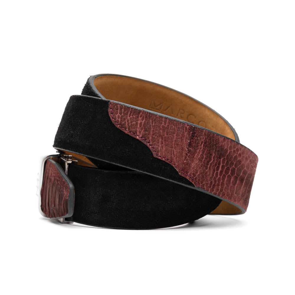 Hugo Belt Wine / Black