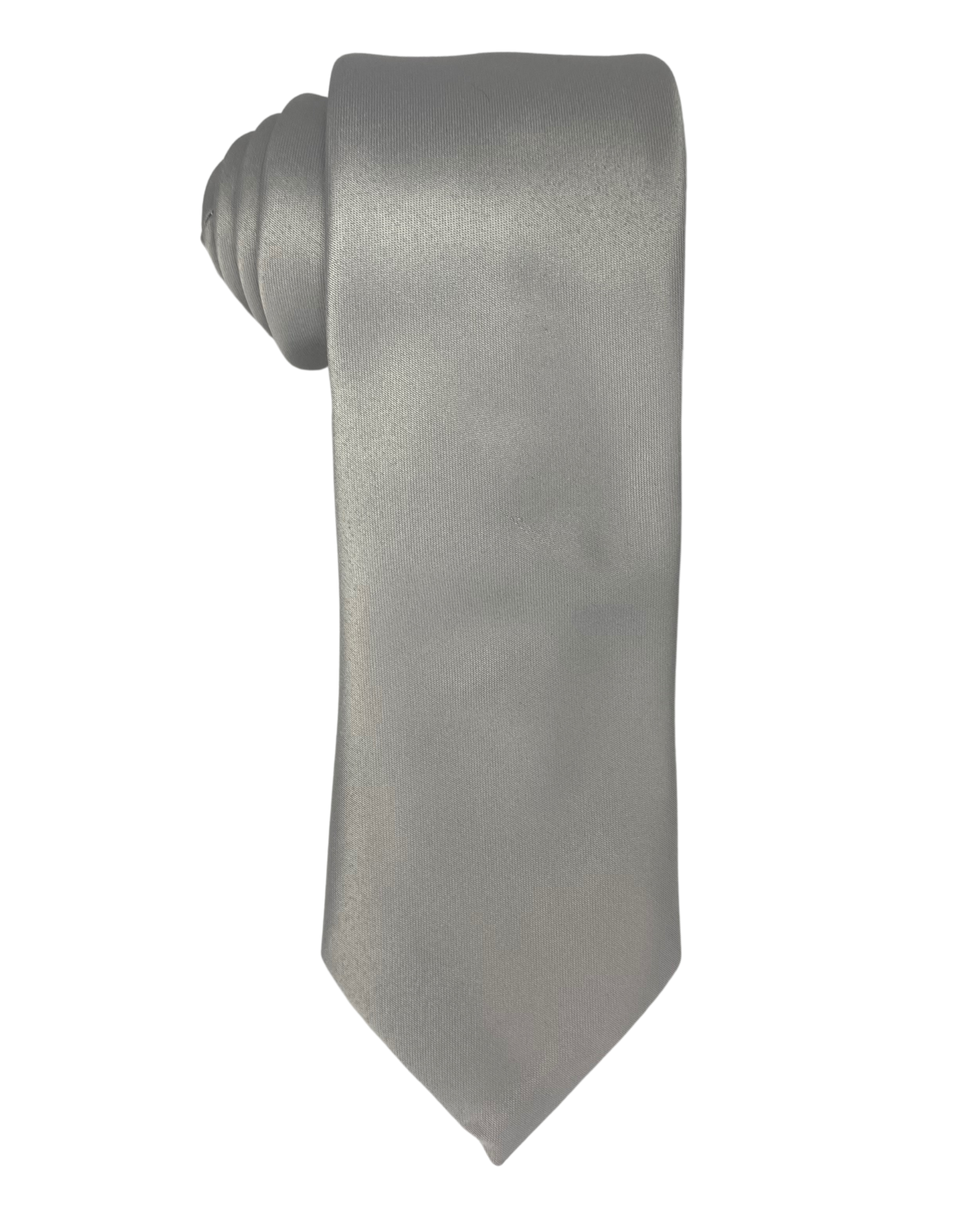 Zenio MS400 Satin Solid Slim Ties