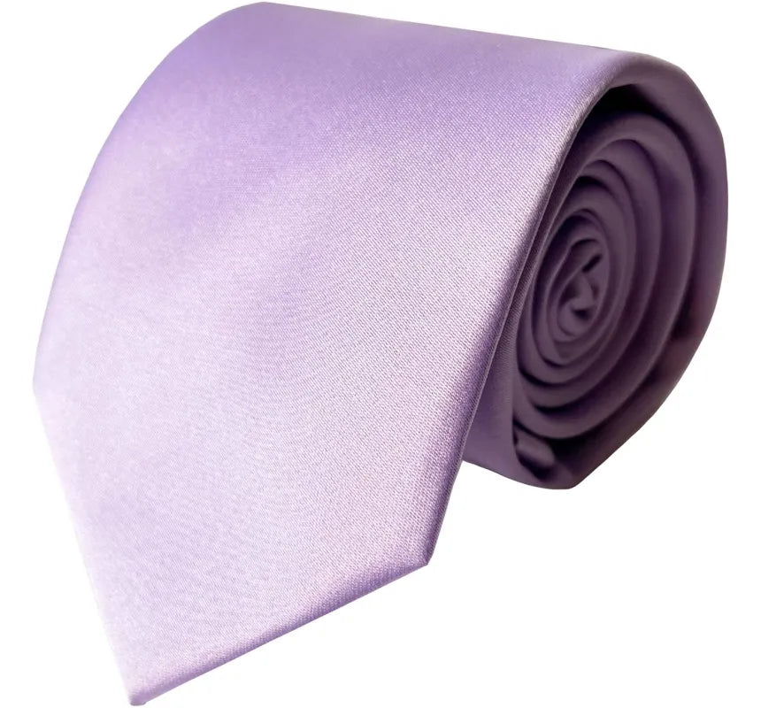 Zenio MS400 Satin Solid Slim Ties