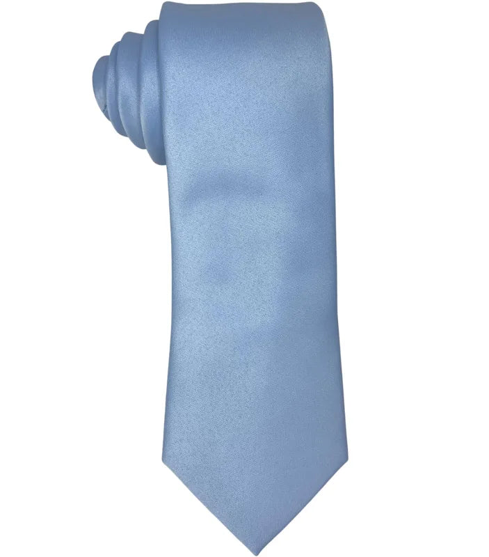 Zenio MS400 Satin Solid Slim Ties
