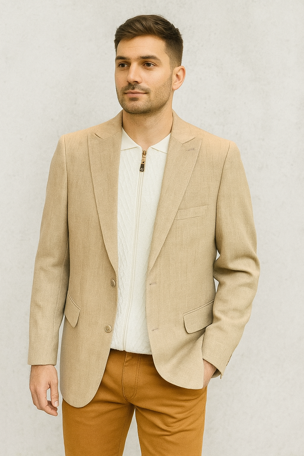 Zacchi Terri 73903 Blazer Tan