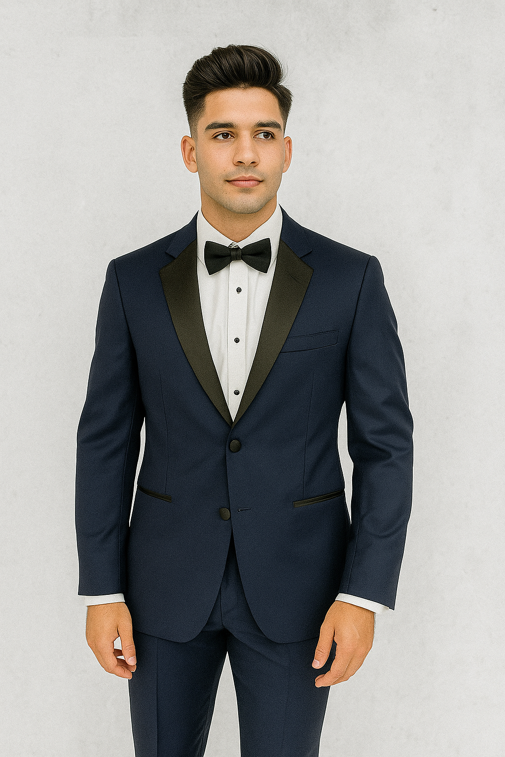 Caravelli Mens Slim Fit Tuxedo Suit Midnight Blue Viscose 40 Regular for Formal Events Weddings Proms Caravelli Mens Slim Fit Tuxedo Suit Midnight Blue Viscose 40 Regular for Formal Events Weddings Proms