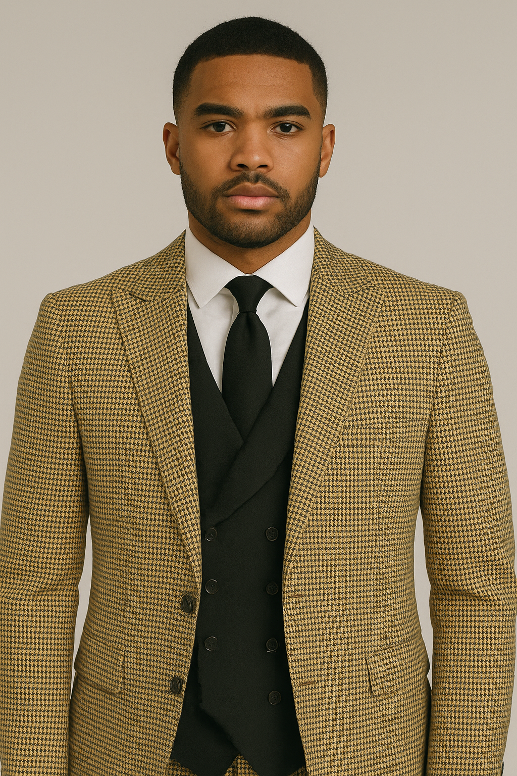 Vitali M5773 3pieces Suits Gold