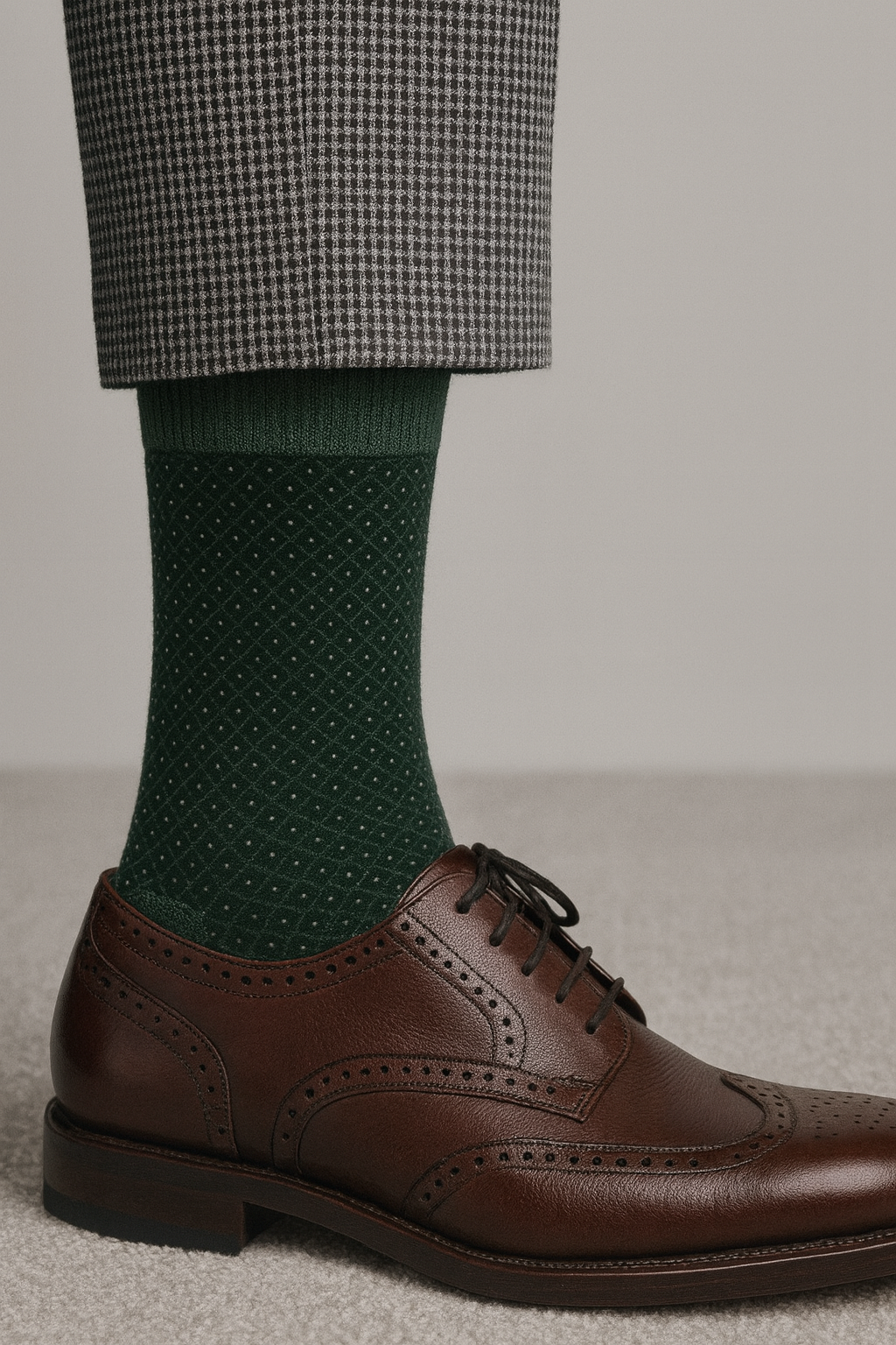 Zenio SK8077#2 Fancy Socks Green