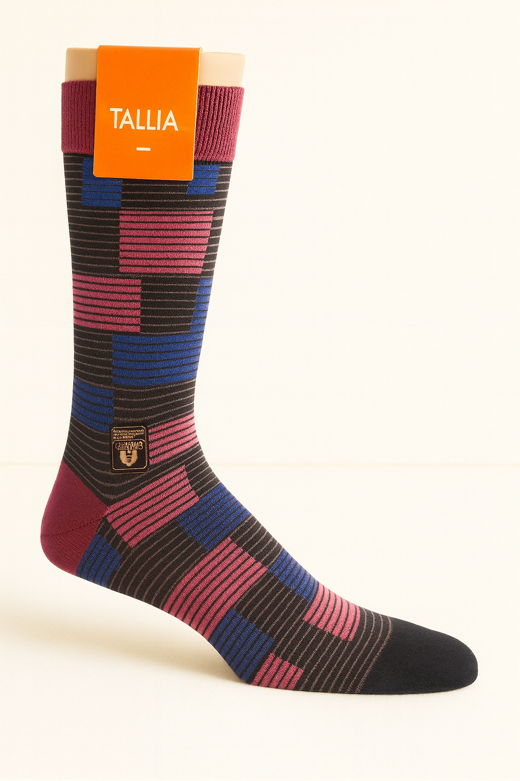 Tallia TS7256#2 Fancy Socks Pink