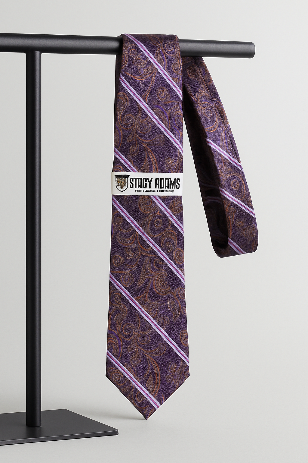 Stacy Adams SA9611#1 Printed Tie & Hanky