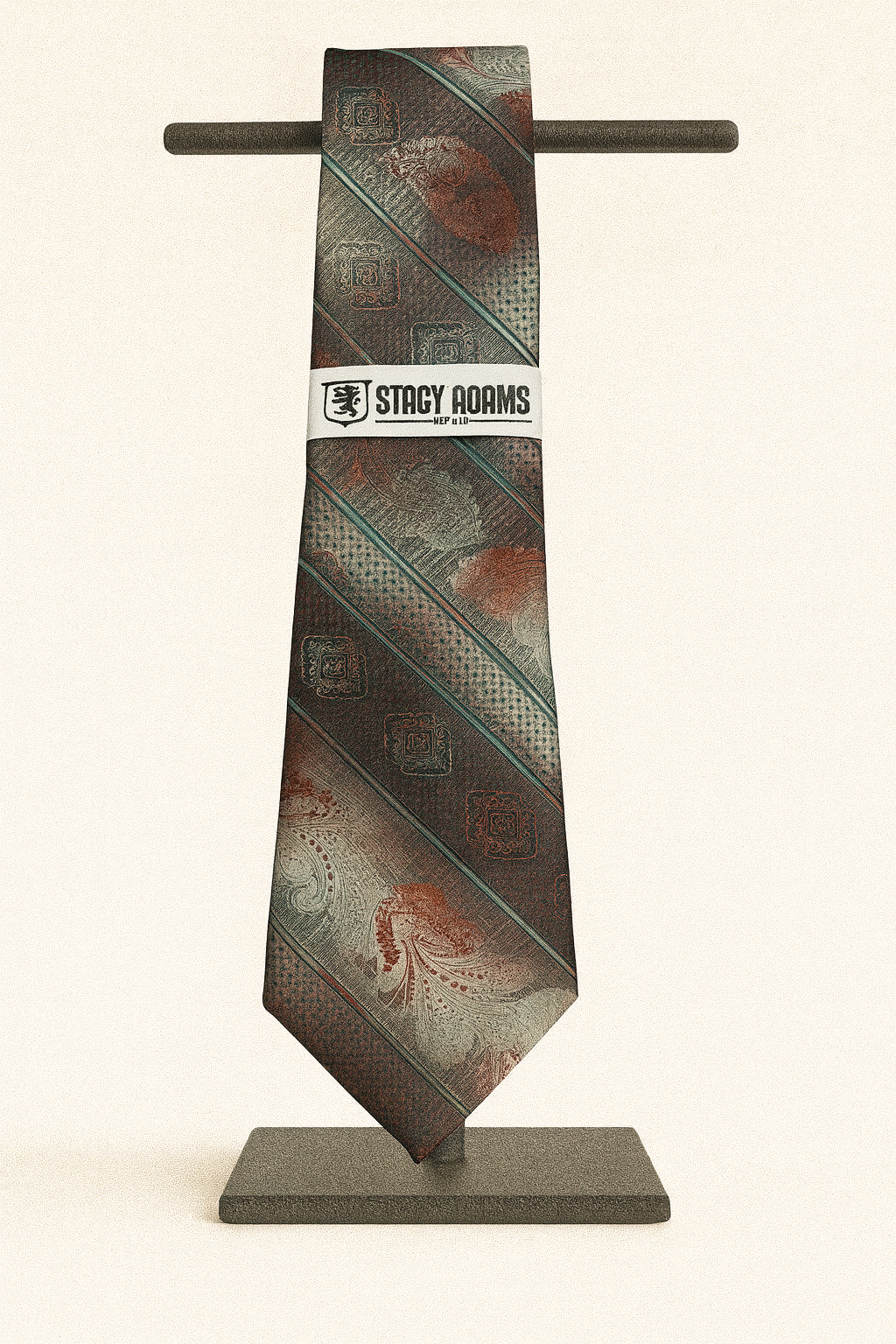 Stacy Adams SA9611#17 Printed Tie & Hanky