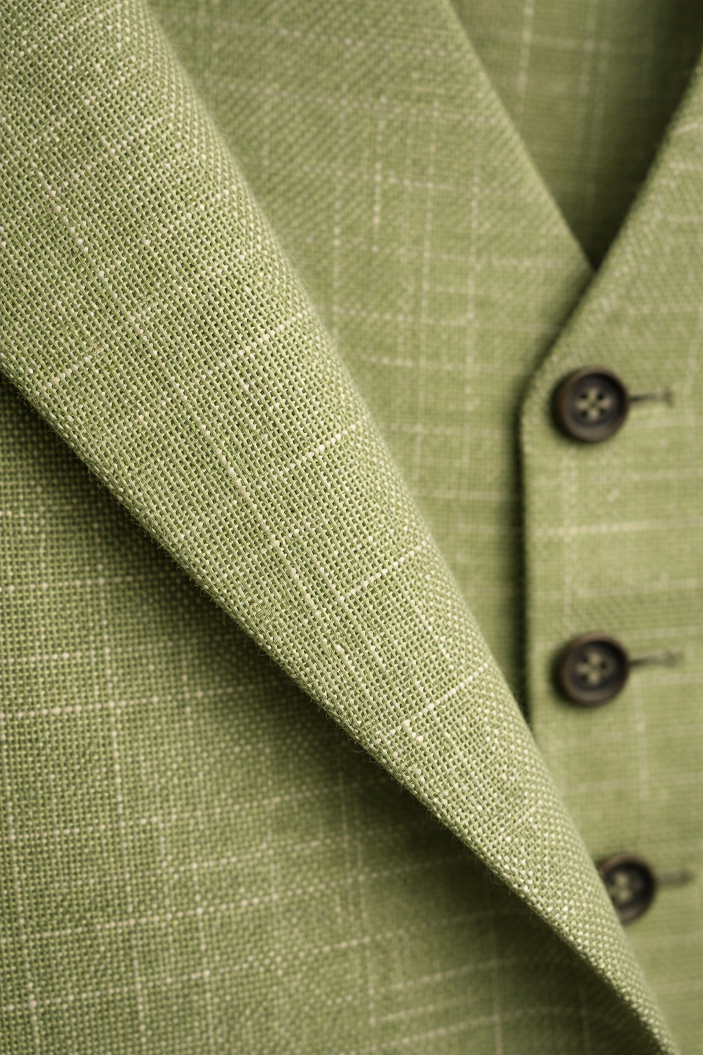 Vitali M7019 3 Pieces Modern Fit Vested Suit Green