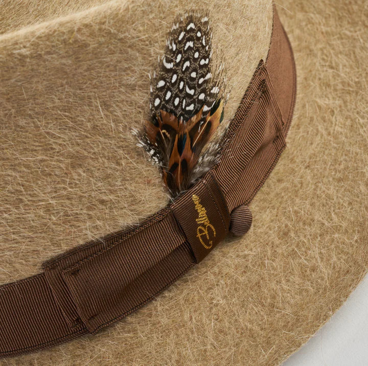 Fox Fedora - Camel - Long hair