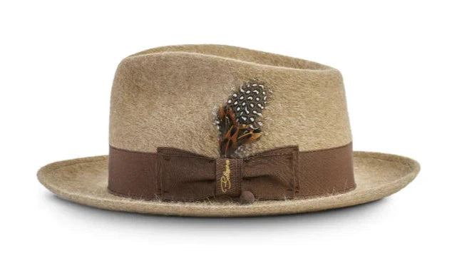 Fox Fedora - Camel - Long hair