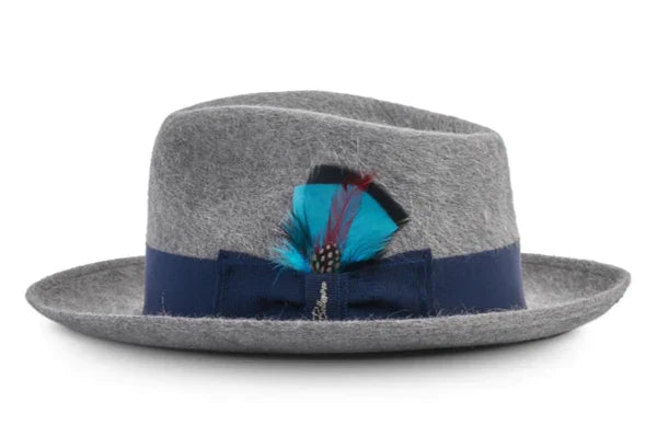 Fox Fedora - Gray - Long Hair