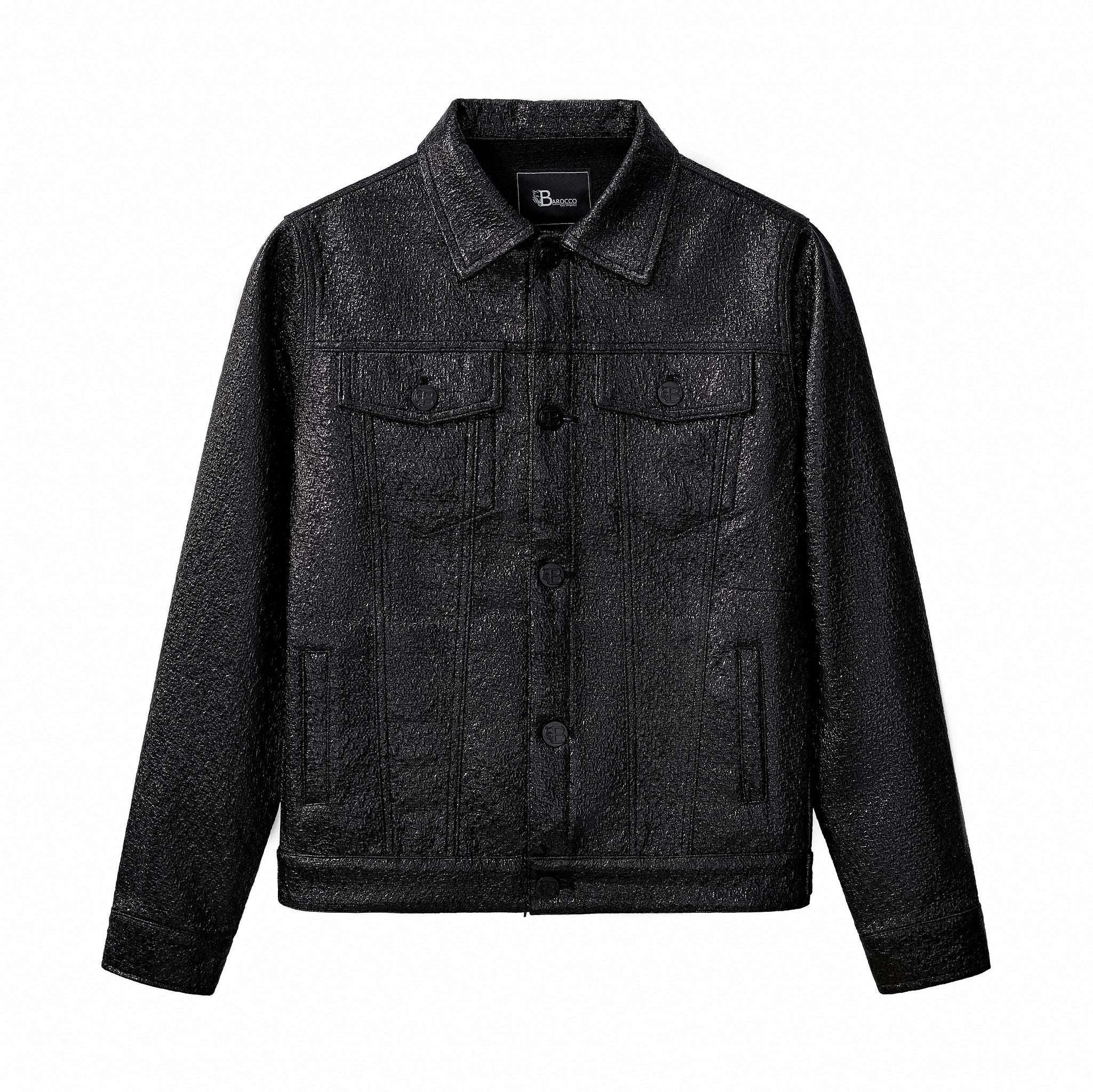 Noir Trucker Jacket BLACK