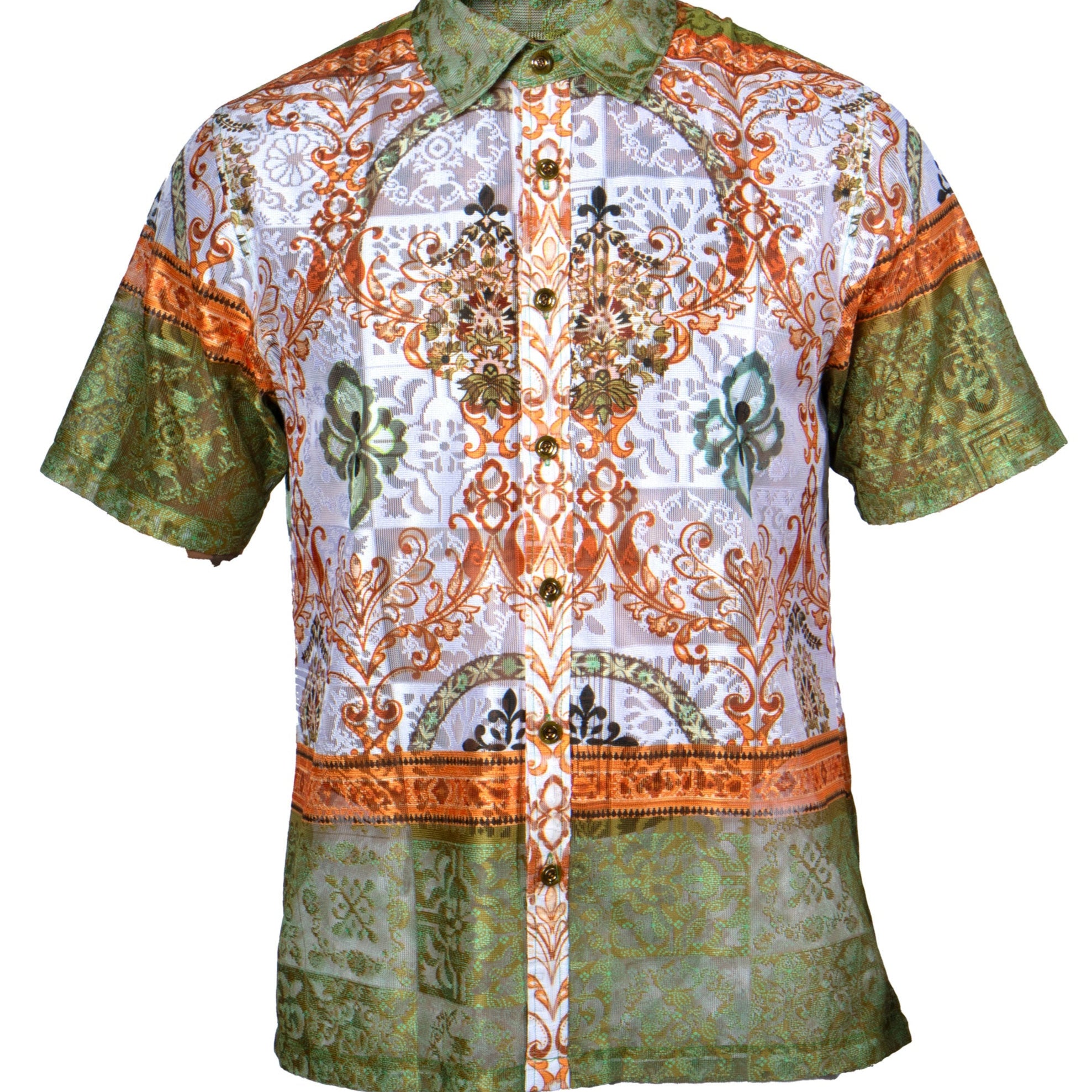 Prestige Lace -513 Short Sleeve Shirt Avocado