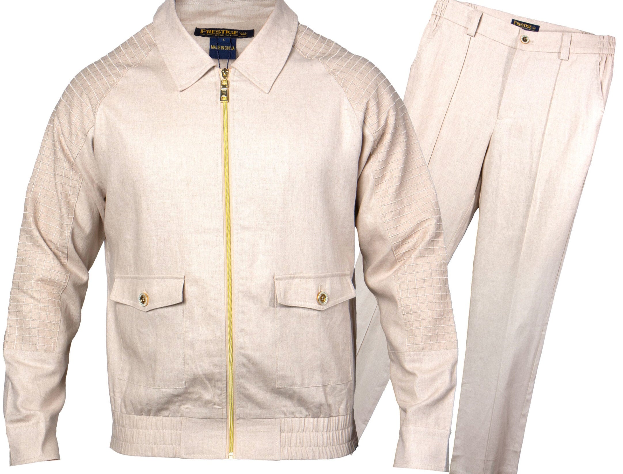 Prestige LNG-135  Linen Jogger Set CD Oatmeal