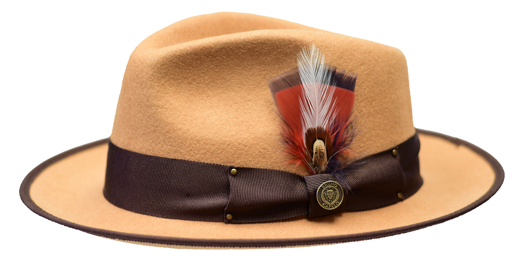 Bruno Capelo LO-206 Lorenzo Felt Hat Camel/Brown