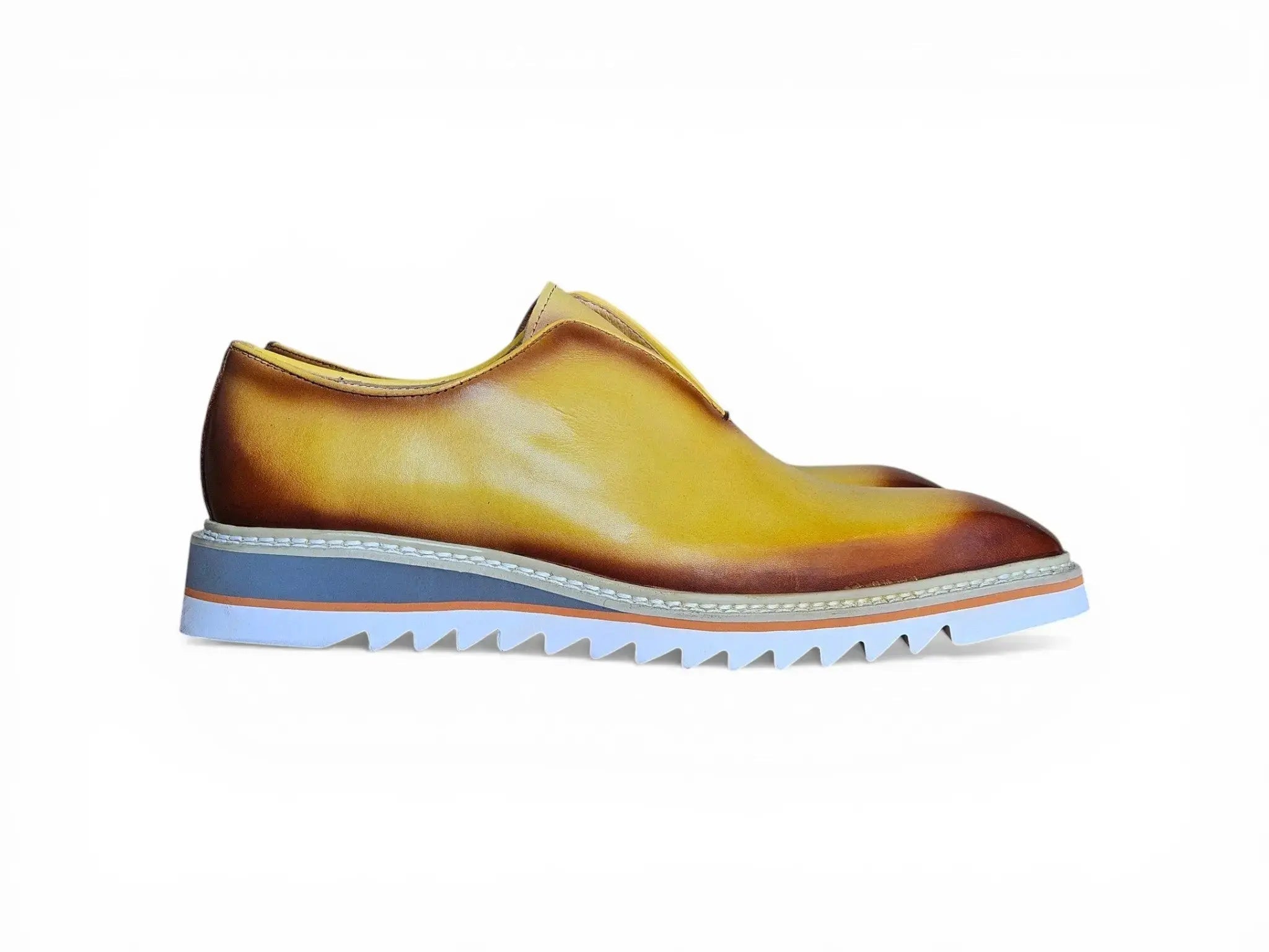 Laceless Loafer with Contrast color lightweight sole
