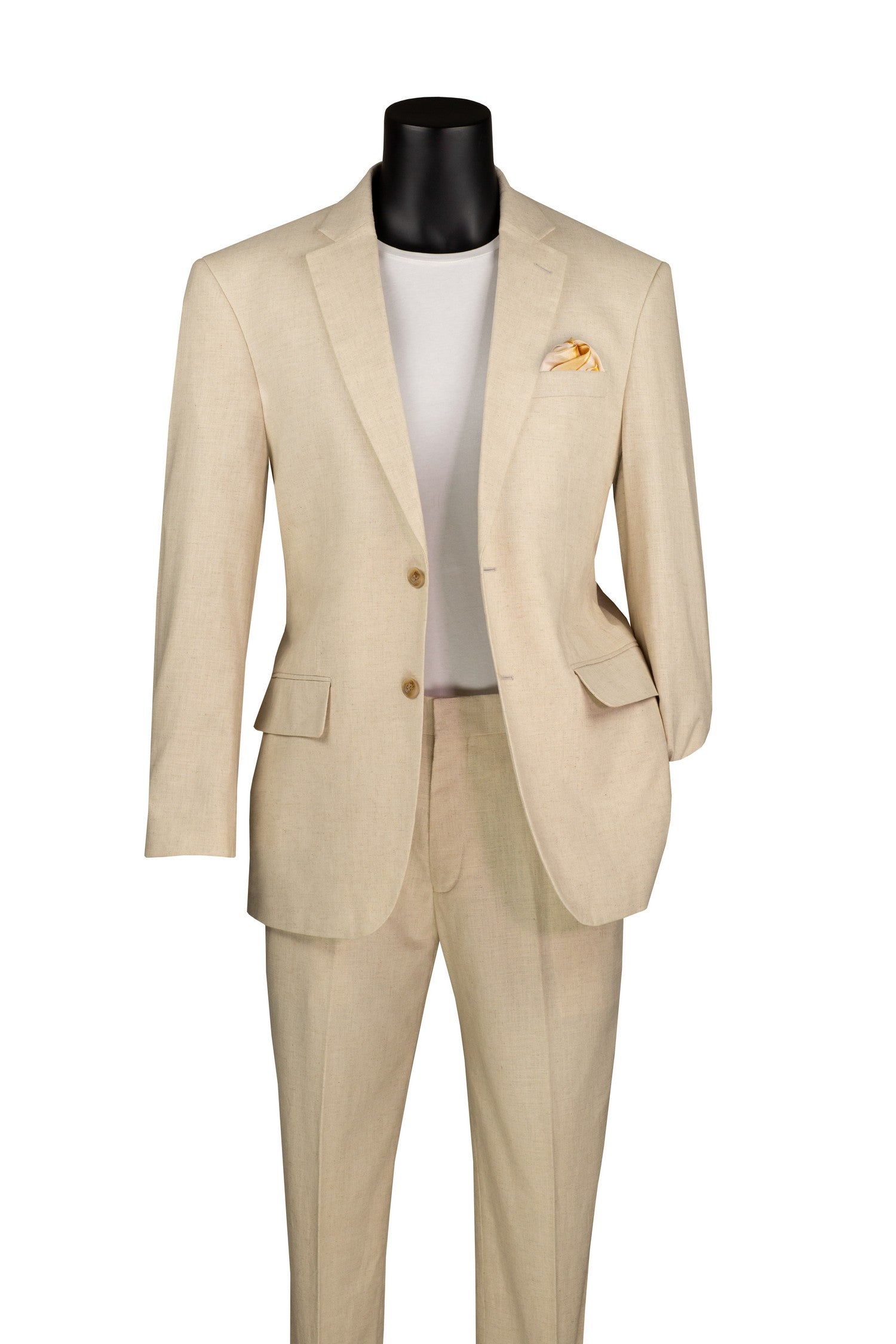 Vinci MLC-1 Linen Suit Tan