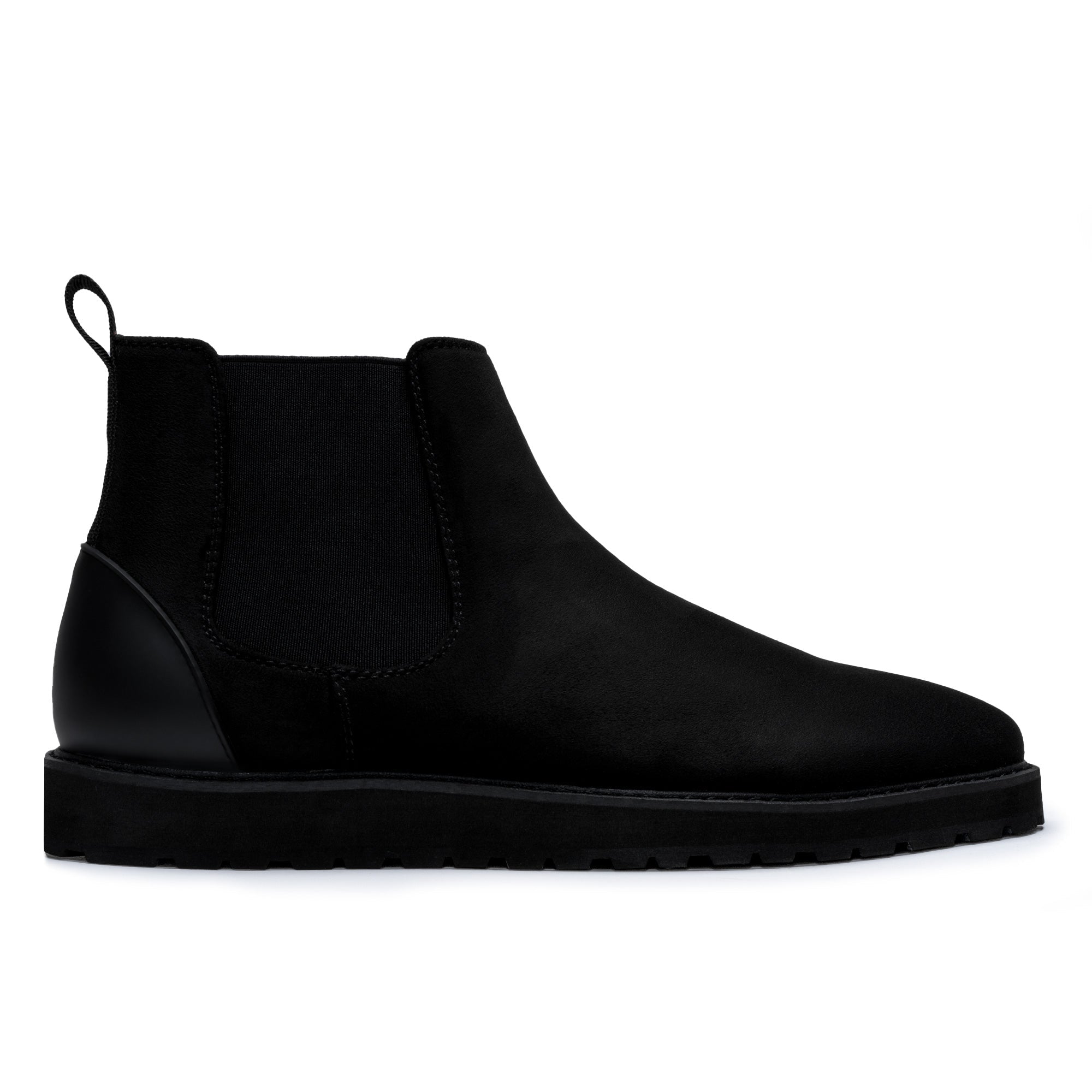 Tayno The Mustela Suede Casual Chelsea Sneaker Black