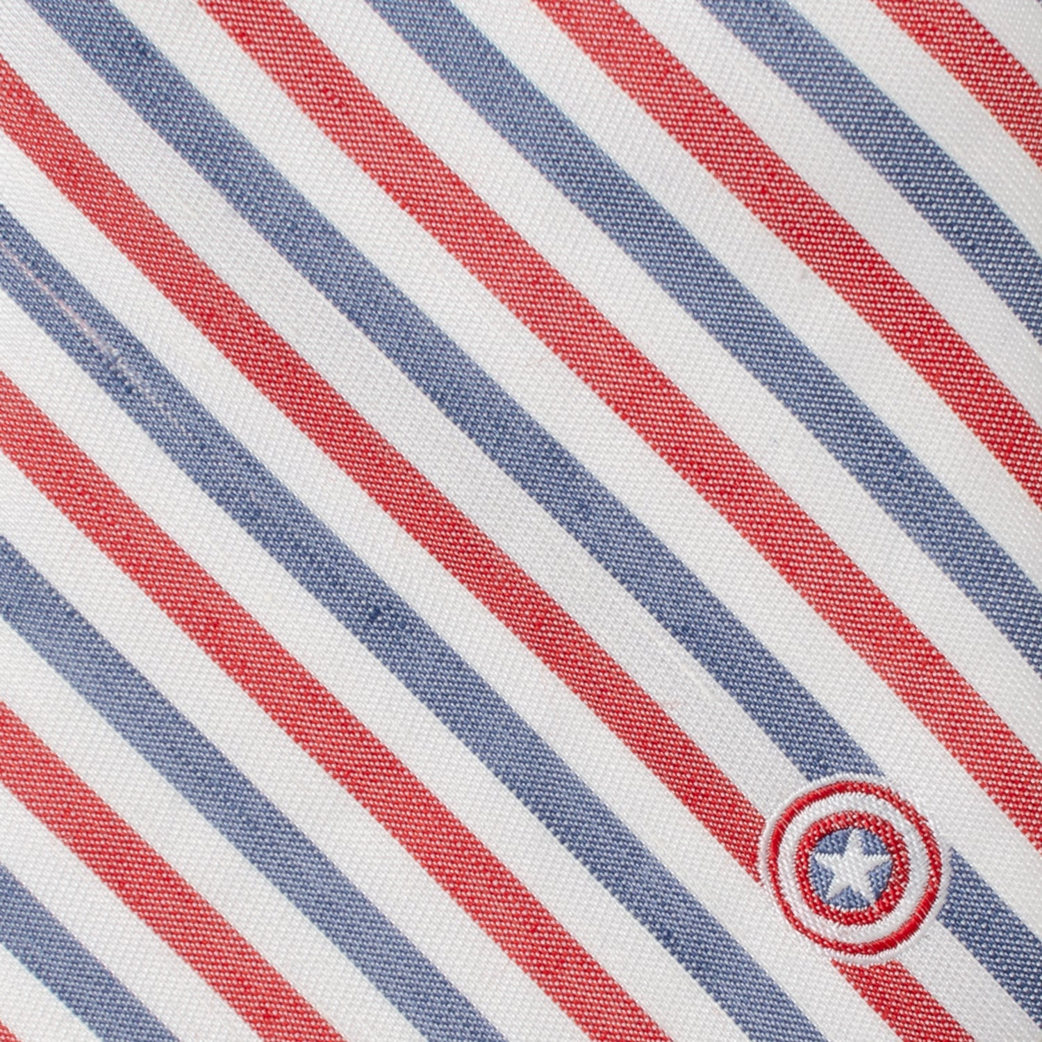 Marvel Captain America Striped White Men's Tie