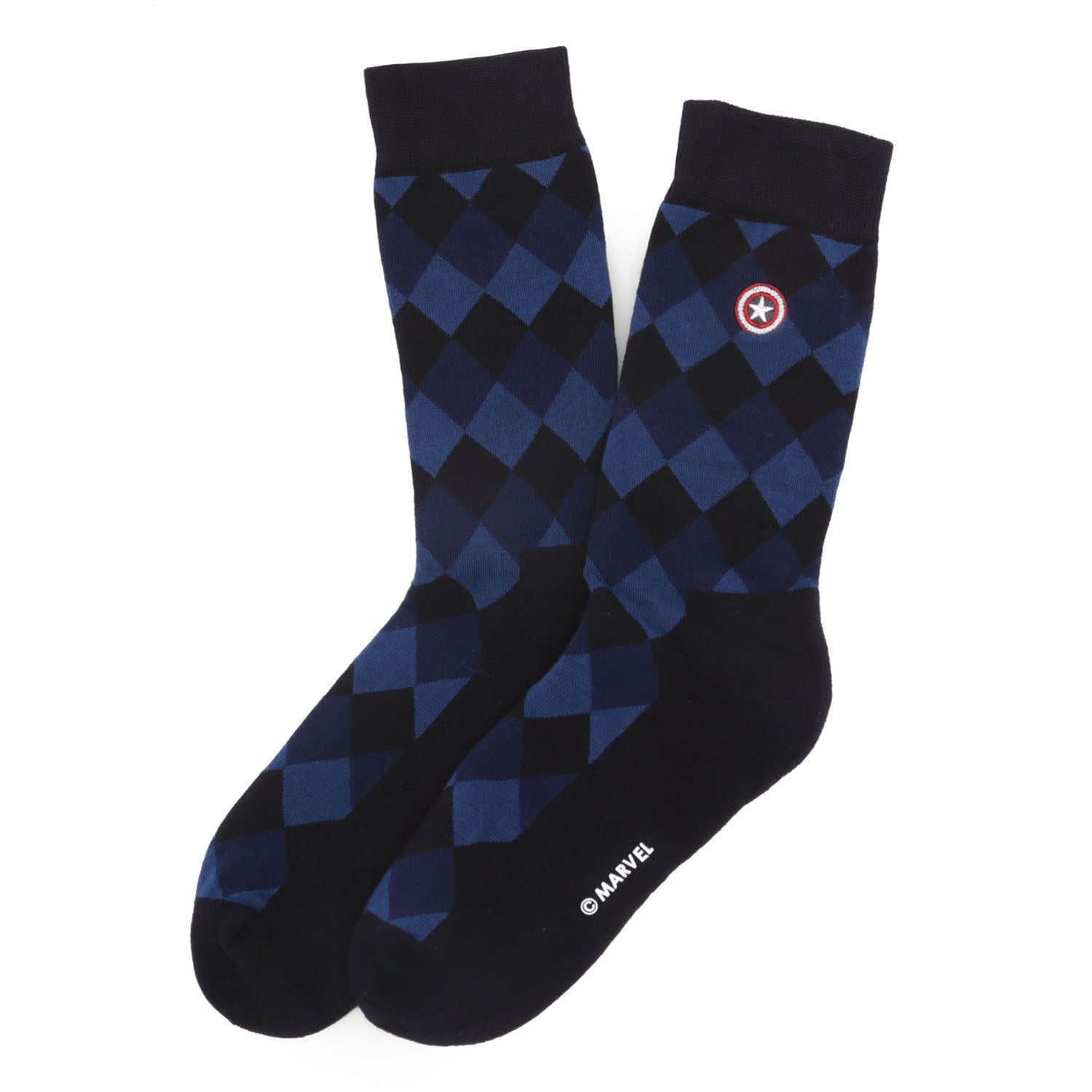 Marvel Argyle 3 Socks Pack and Lapel Pin Gift Set