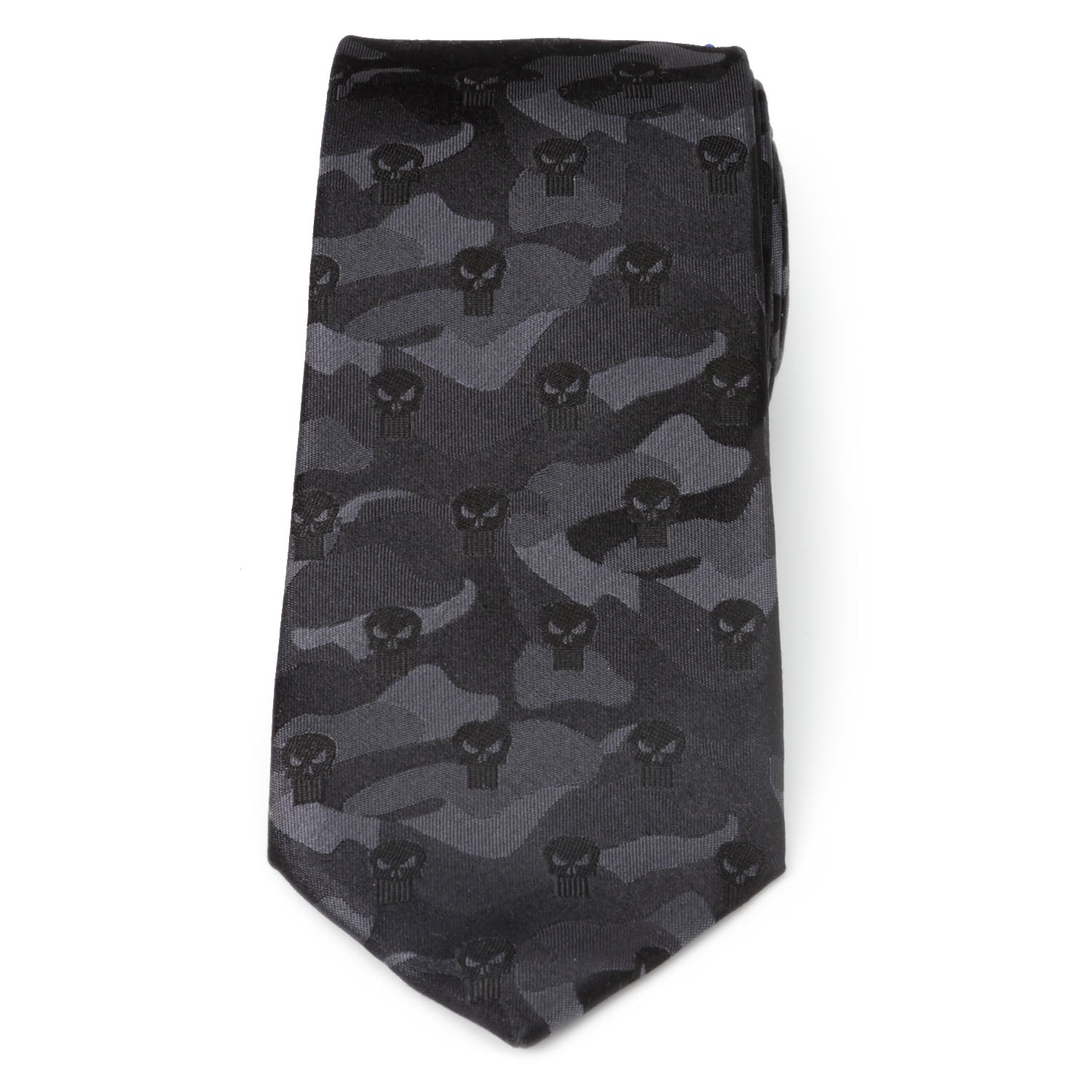 Marvel The Punisher Camo Black Silk Men's Tie