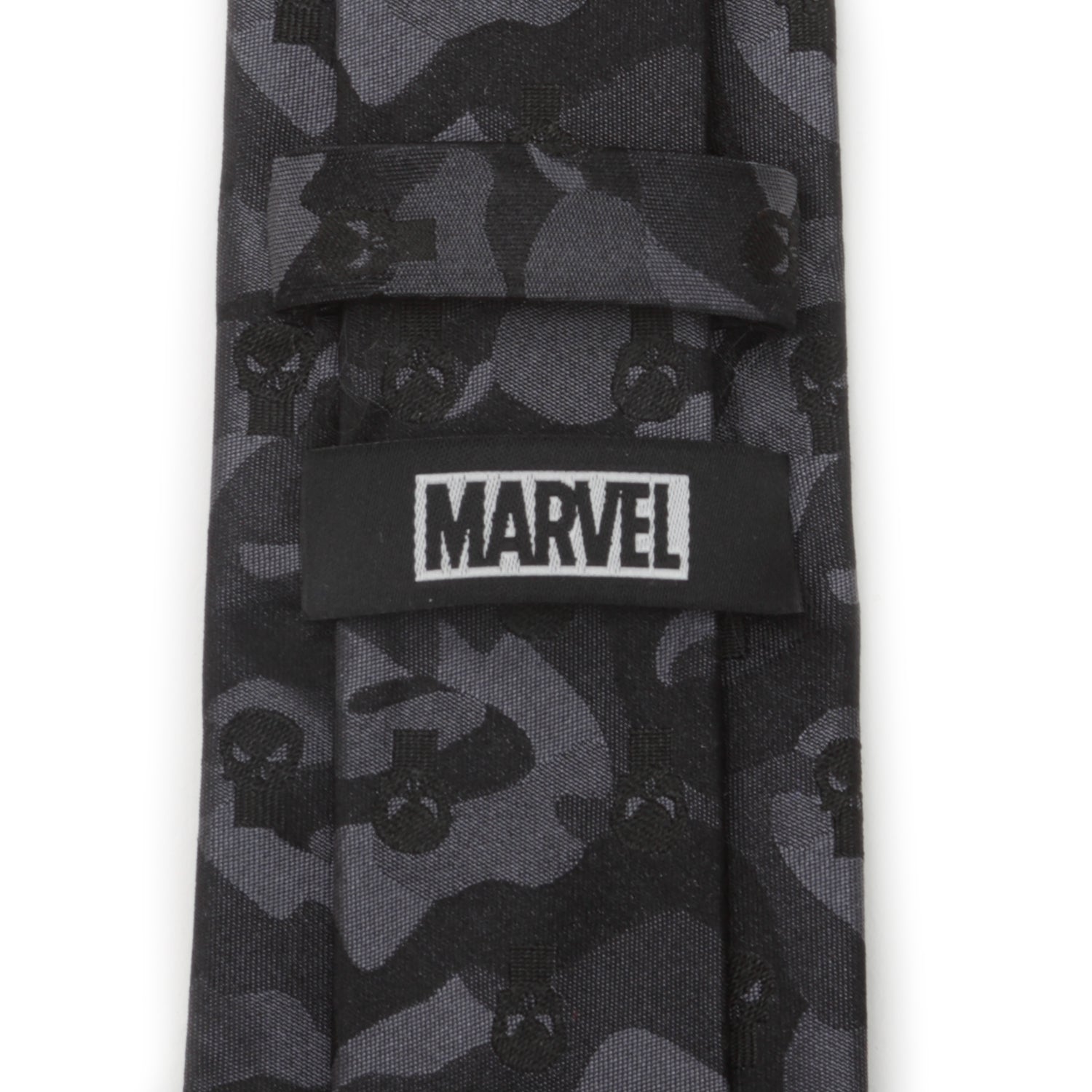 Marvel The Punisher Camo Black Silk Men's Tie