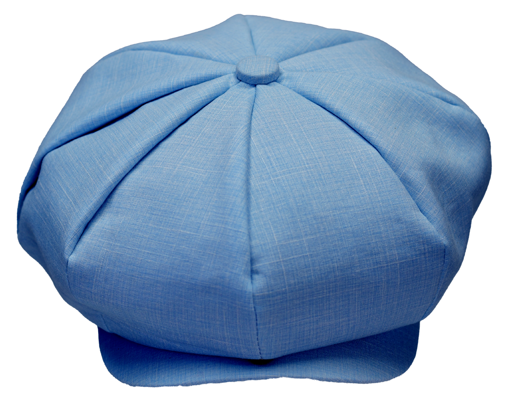 Bently By Bruno Capelo NB-356 News Boy Cap 8/4 Light Blue