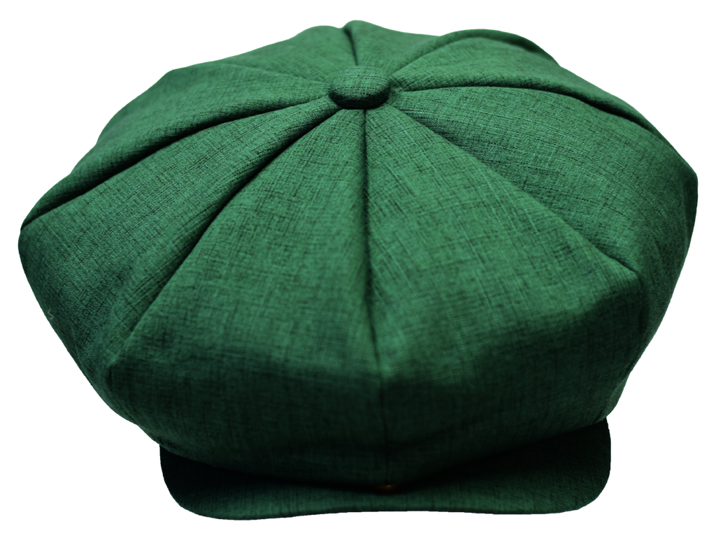 Bently By Bruno Capelo NB-358 News Boy Cap 8/4 Emerald Green